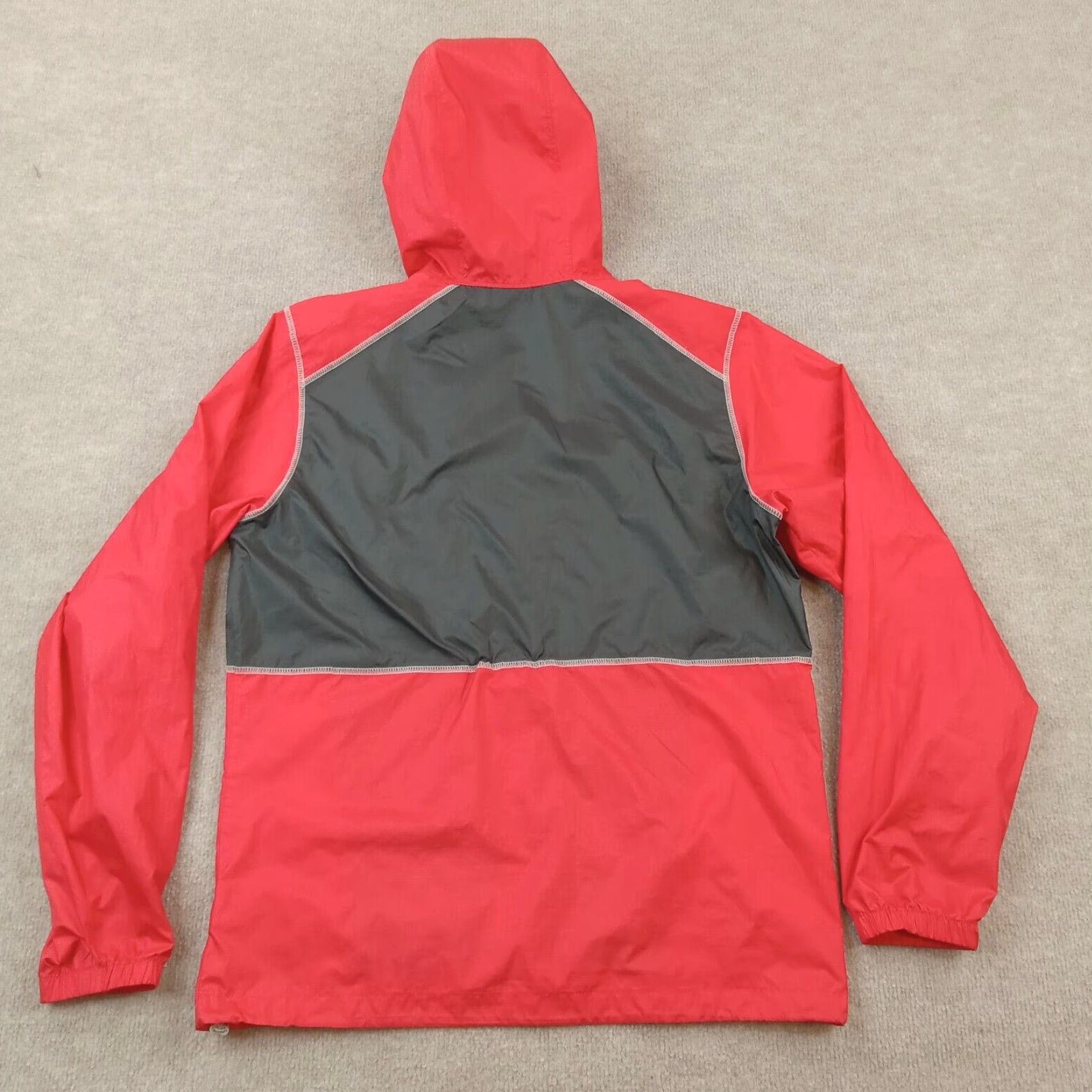 Vintage Columbia Mens Small Windbreaker Jacket Red Hooded Full Zip Size US S / EU 44-46 / 1 - 8 Thumbnail