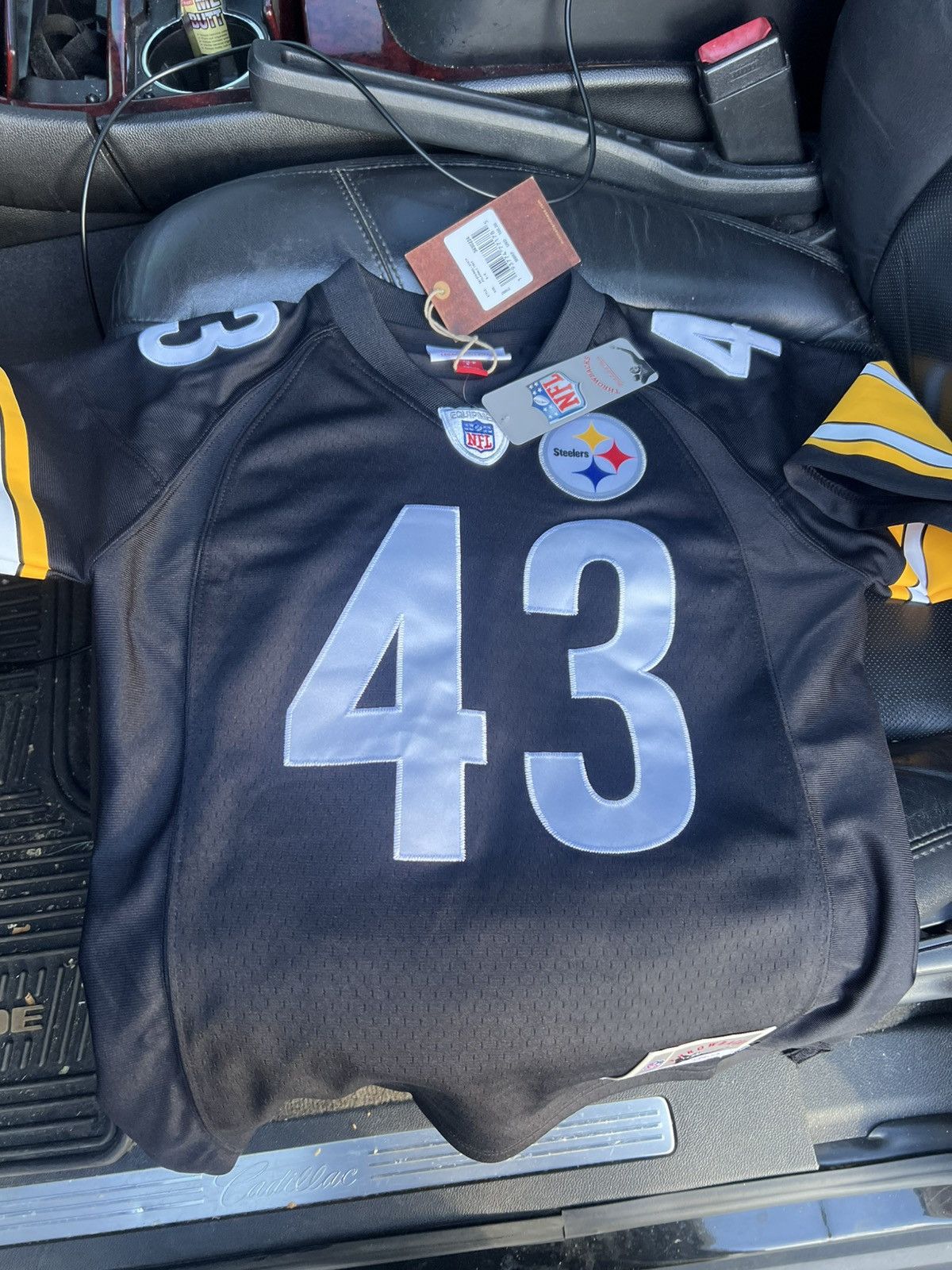 Mitchell & Ness Kids troy polamalu jersey Size US XXS / EU 40 - 1 Thumbnail