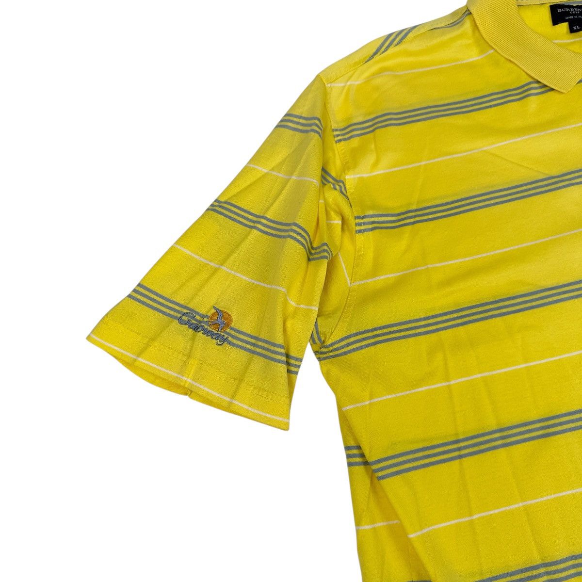 Burberry Burberry Golf Polo Shirt Short Sleeve Striped Made In Italy Size US XL / EU 56 / 4 - 3 Thumbnail