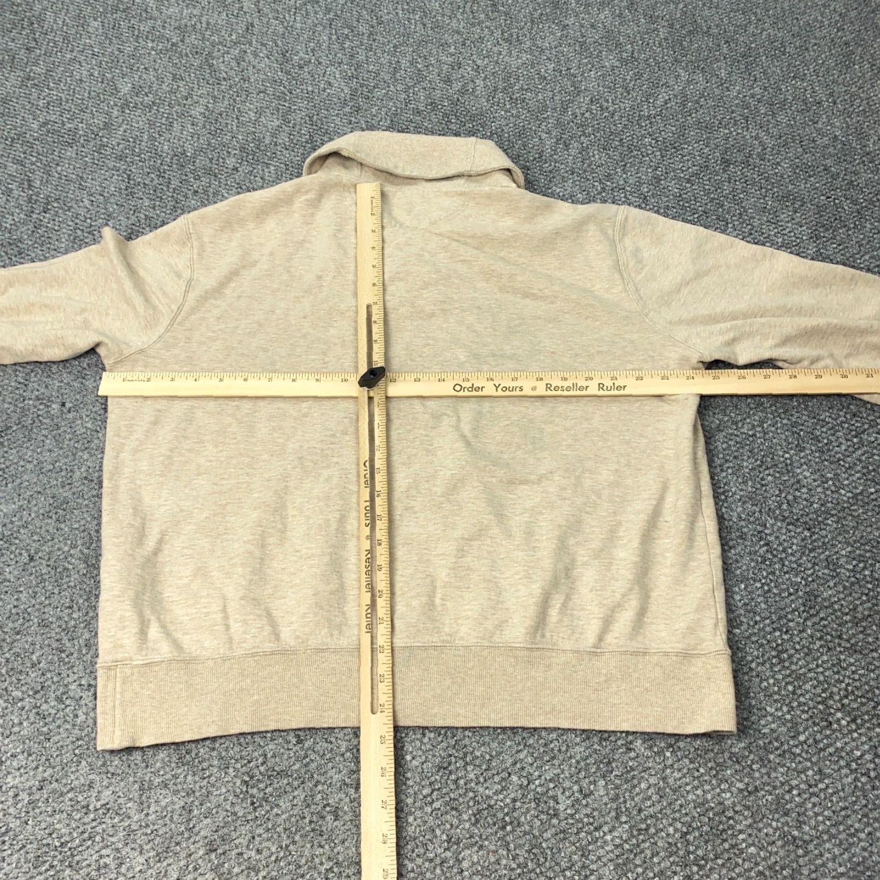 Polo Ralph Lauren VINTAGE Polo Ralph Lauren Shawl Collar Sweater Pullover Mens Large Beige Pony Soft Size US L / EU 52-54 / 3 - 4 Thumbnail
