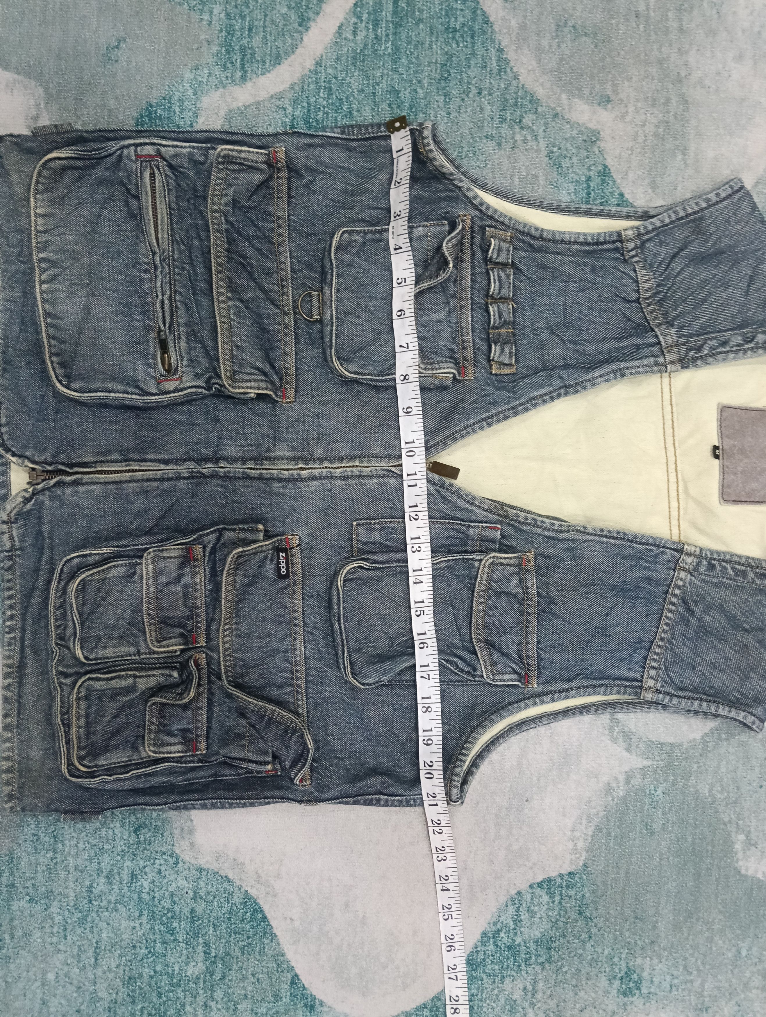Japanese Brand × Zippo Vintage Zippo Vest Indigo Jacket Size US M / EU 48-50 / 2 - 13 Thumbnail