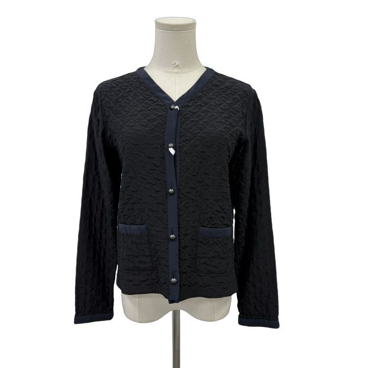 Chanel Chanel Quilted Silk Jacket Size 38 Size S / US 4 / IT 40 - 1 Thumbnail