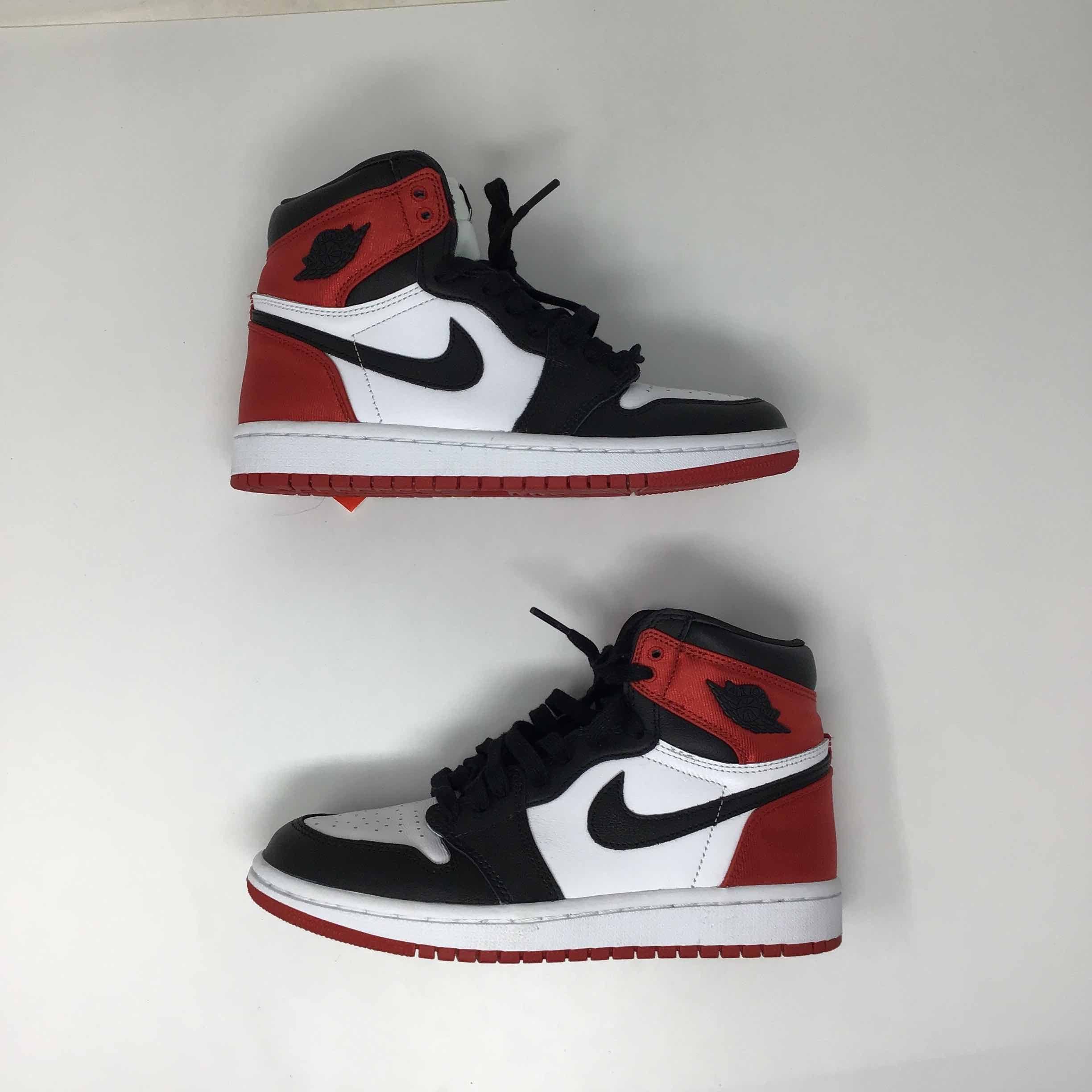 Nike Shoes Air Jordan Satin Black Toe Wmns Wmns Air Jordan Retro 