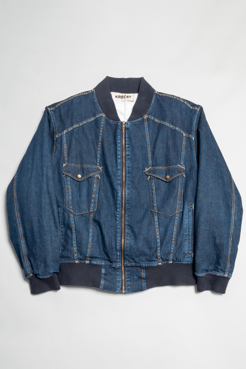 Handmade Denim Bomber Size US L / EU 52-54 / 3 - 2 Thumbnail