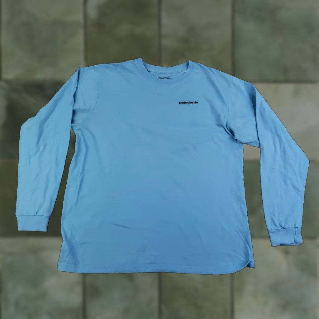 Patagonia Patagonia Shirt Mens Medium Blue Long Sleeve Logo Outdoors Faded Regular Z Size US M / EU 48-50 / 2 - 1 Thumbnail