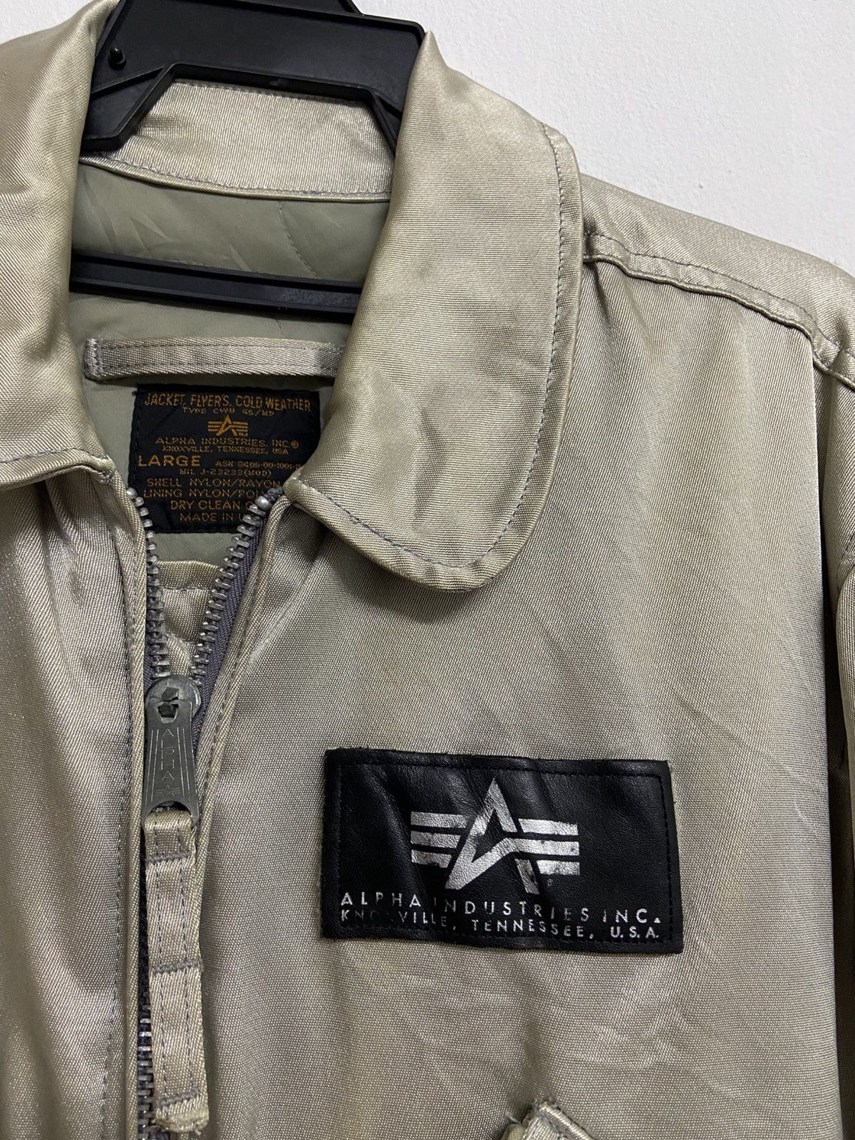 Alpha Industries Vintage Alpha Industries USAF CWU-45 Bomber Jacket Size US L / EU 52-54 / 3 - 6 Thumbnail