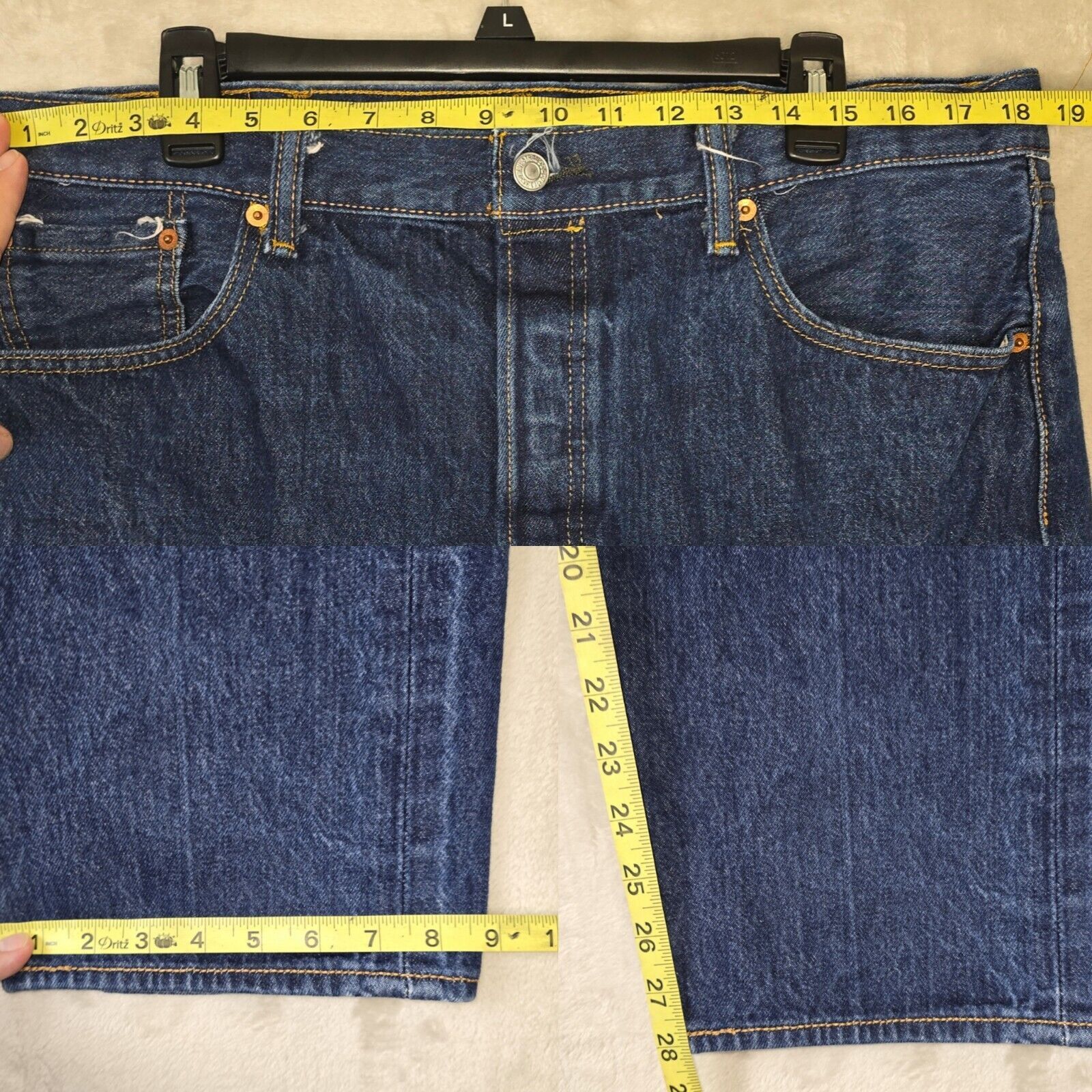Levi s Levis 501 Original Fit Straight Button Fly Size 40x32 38x28 Grailed