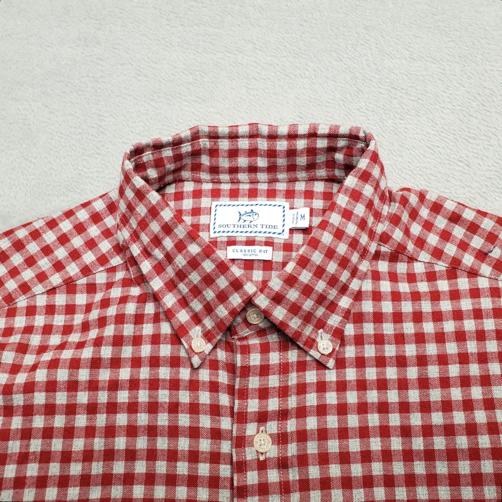Southern Tide Southern Tide Shirt Men M Red Ginham Check Plaid Flannel Long Sleeve Casual Size US M / EU 48-50 / 2 - 3 Thumbnail