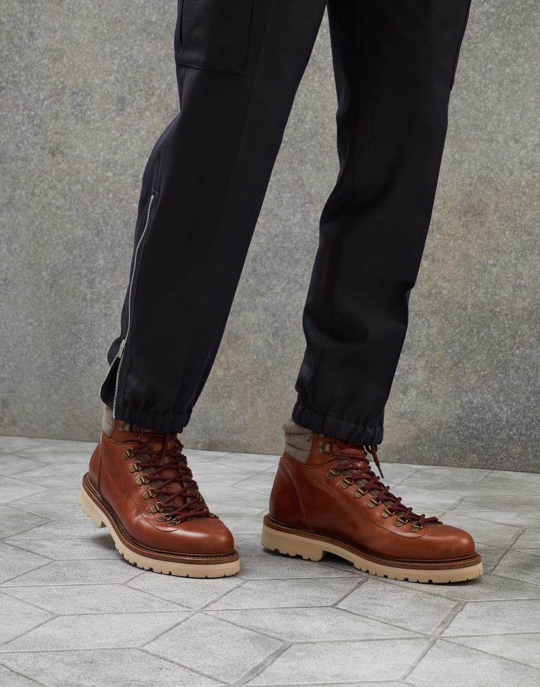 Brunello Cucinelli o1w1db10924 Boot in Brown Size US 7 / EU 40 - 3 Thumbnail