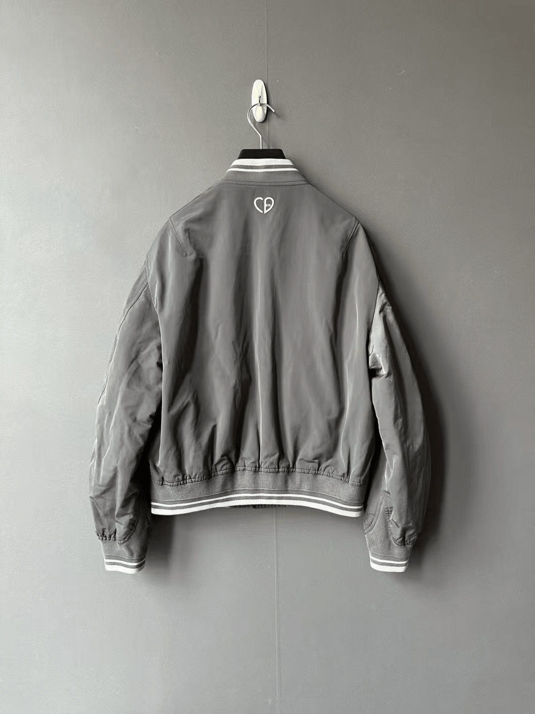Dior Dior Logo Baseball Jacket in Gray Size US XL / EU 56 / 4 - 2 Thumbnail