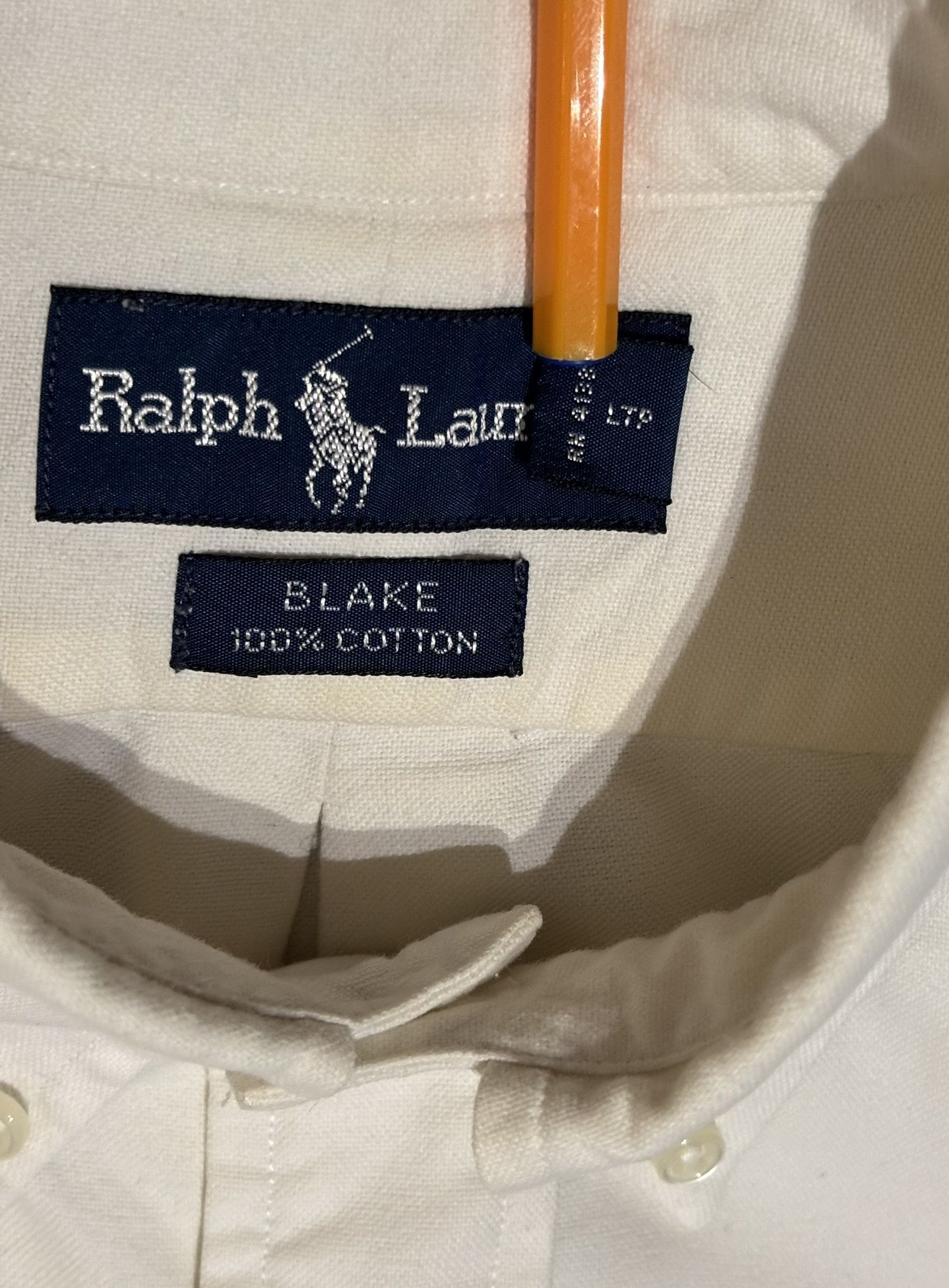 Ralph Lauren Ralph Lauren Blake vintage shirt White Large Size US L / EU 52-54 / 3 - 15 Thumbnail