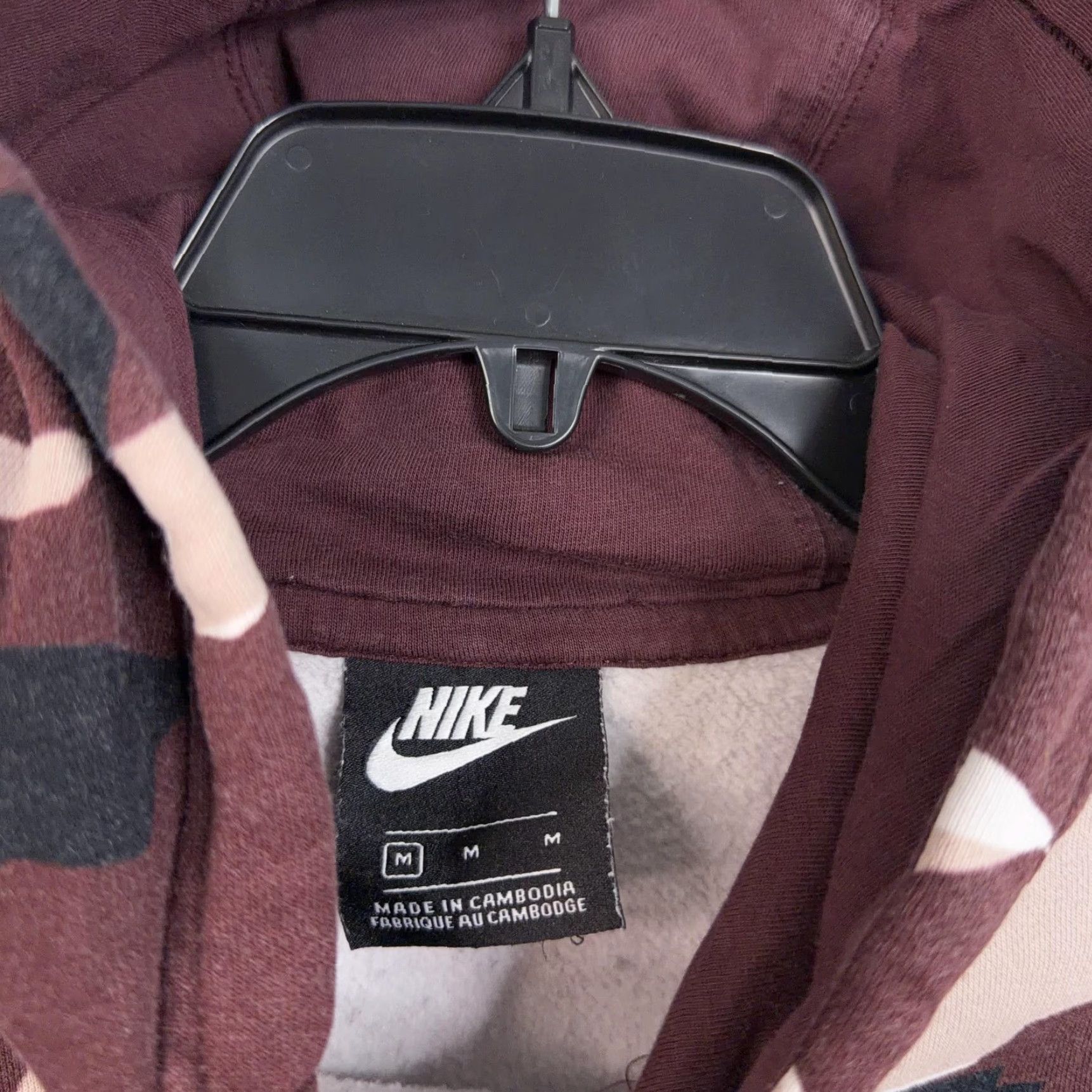 Nike Nike Hoodie Mens Medium Camouflage Fleece Pullover Swoosh Logo Sweatshirt Size US M / EU 48-50 / 2 - 4 Thumbnail