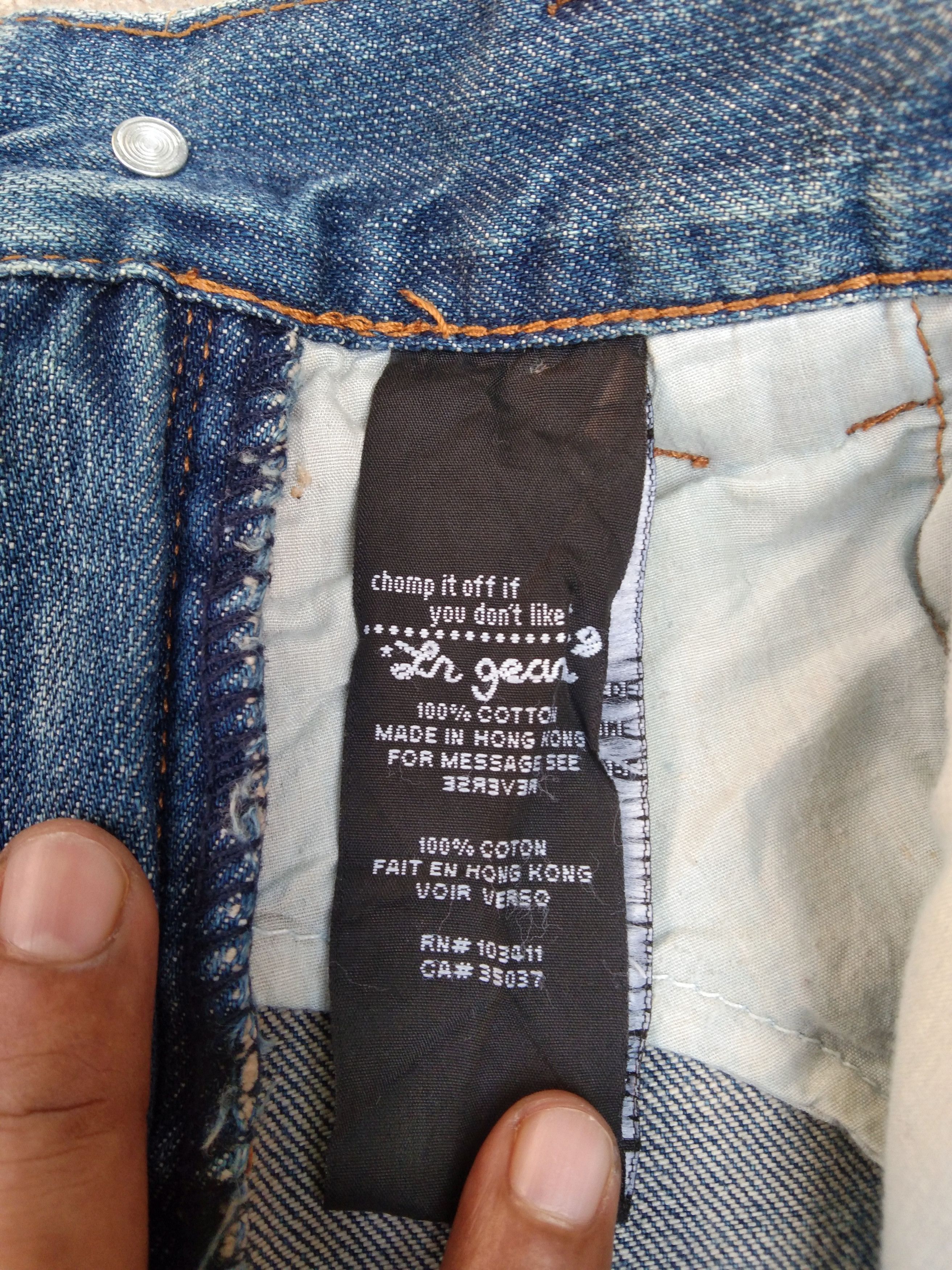 Jean Vintage LRG Loose Baggy Straight Leg Jeans 34x33 Size US 34 / EU 50 - 10 Thumbnail