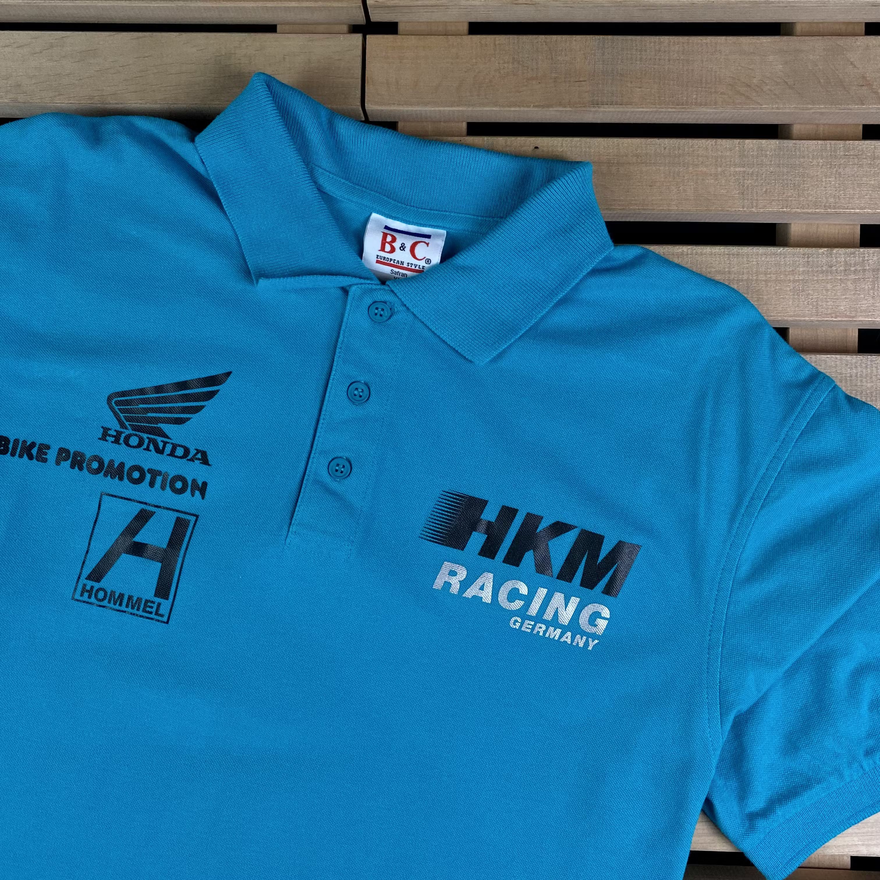 Honda × Vintage Mens Vintage Polo T Shirt Honda Racing Size XL Size US XL / EU 56 / 4 - 2 Thumbnail