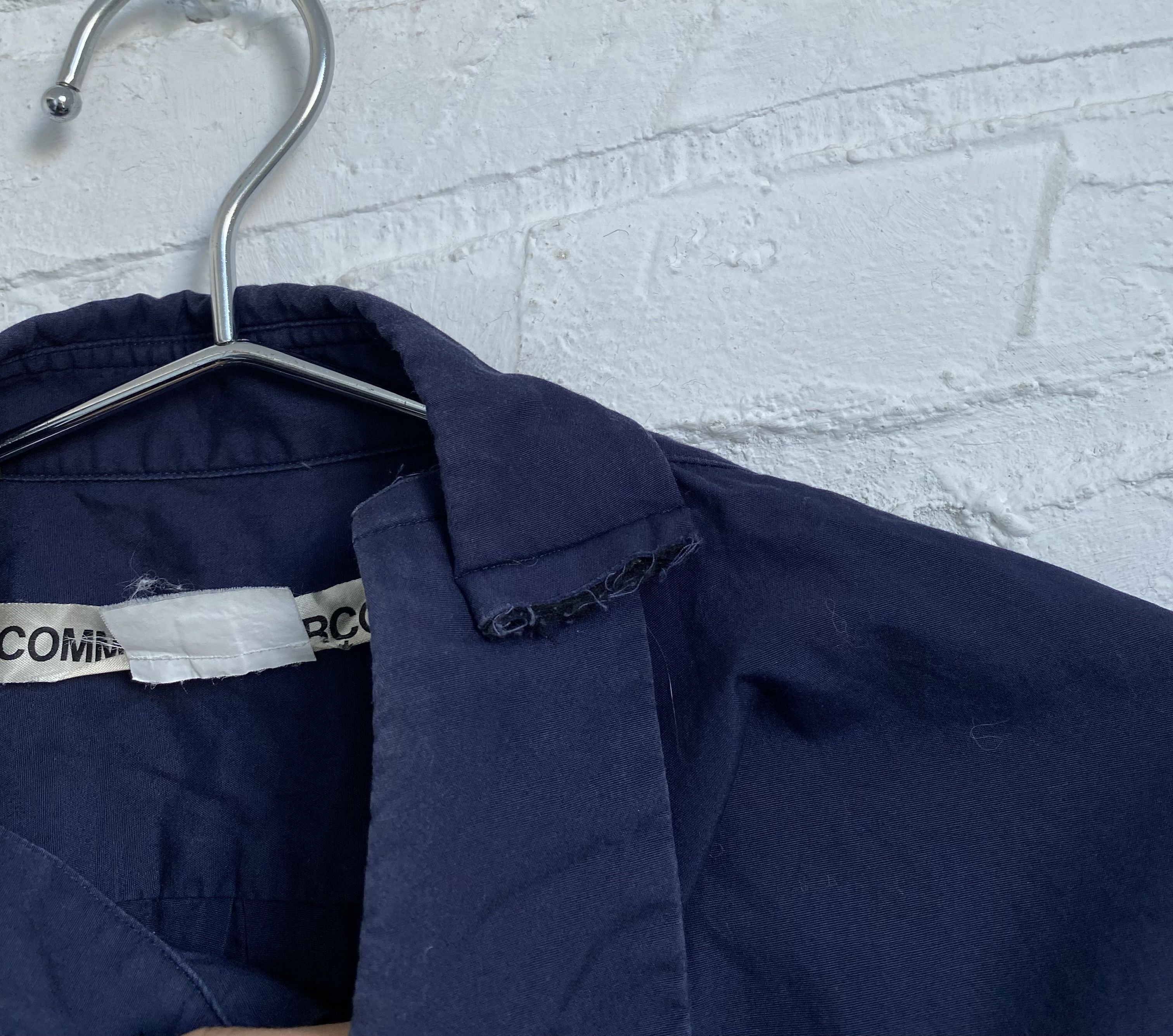 Comme des Garcons × Japanese Brand Comme des Garcons reconstructed long button shirt Size US S / EU 44-46 / 1 - 3 Thumbnail