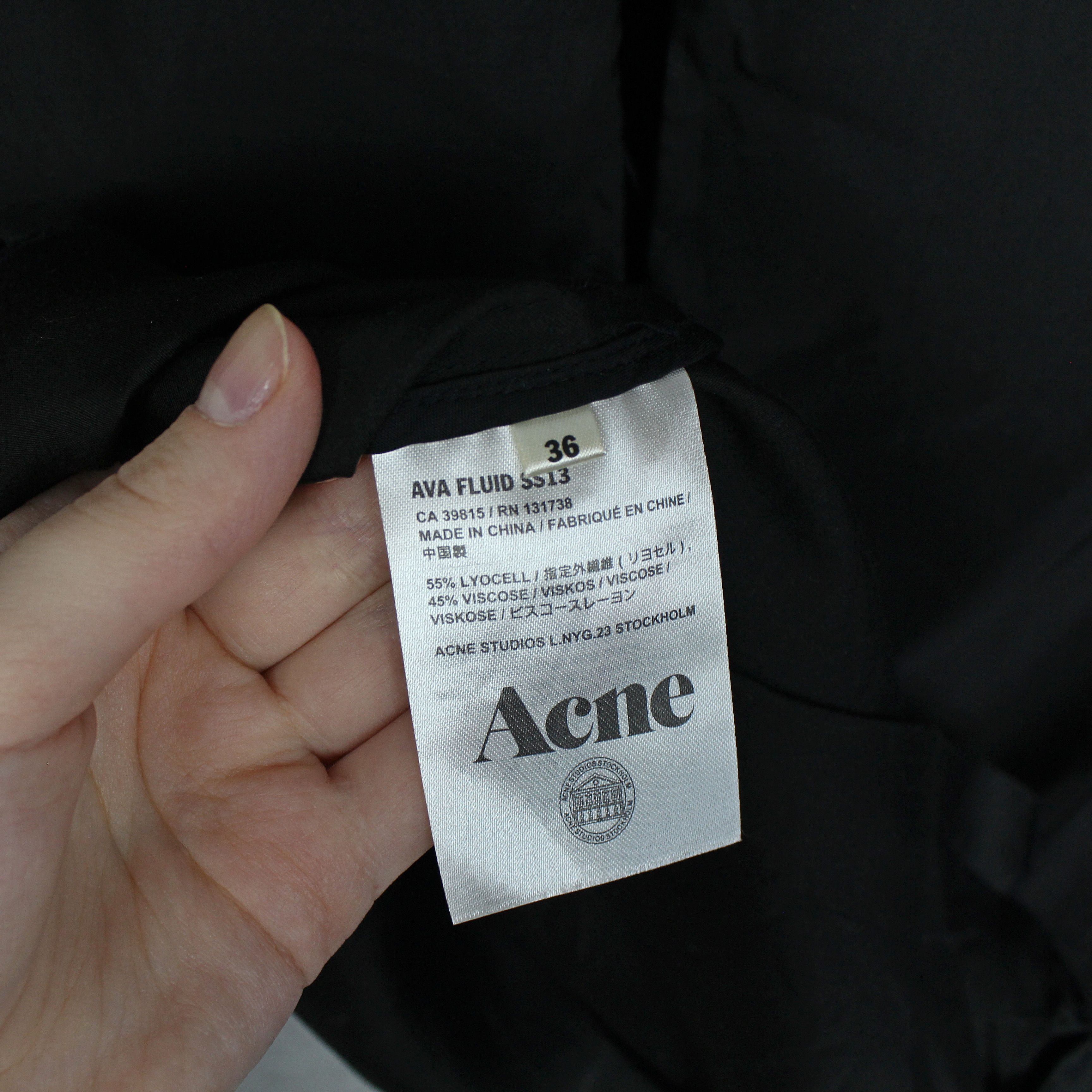 Acne Studios Acne Blouse Ava Fluid SS13 Size 36 Size XS / US 0-2 / IT 36-38 - 15 Thumbnail