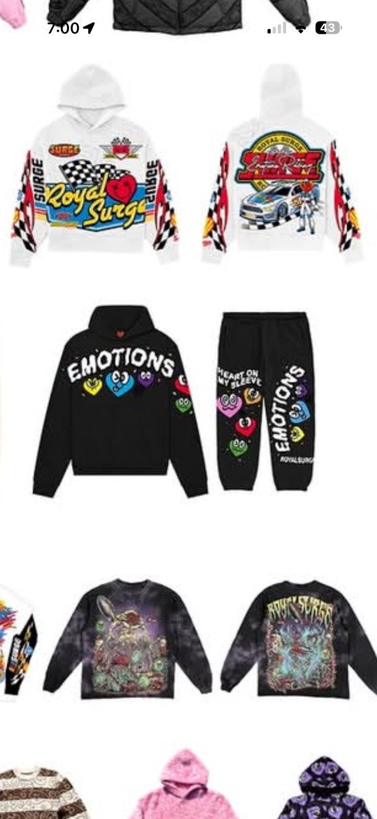 Other Royal Surge “EMOTIONS” sweats Size US 30 / EU 46 - 1 Thumbnail