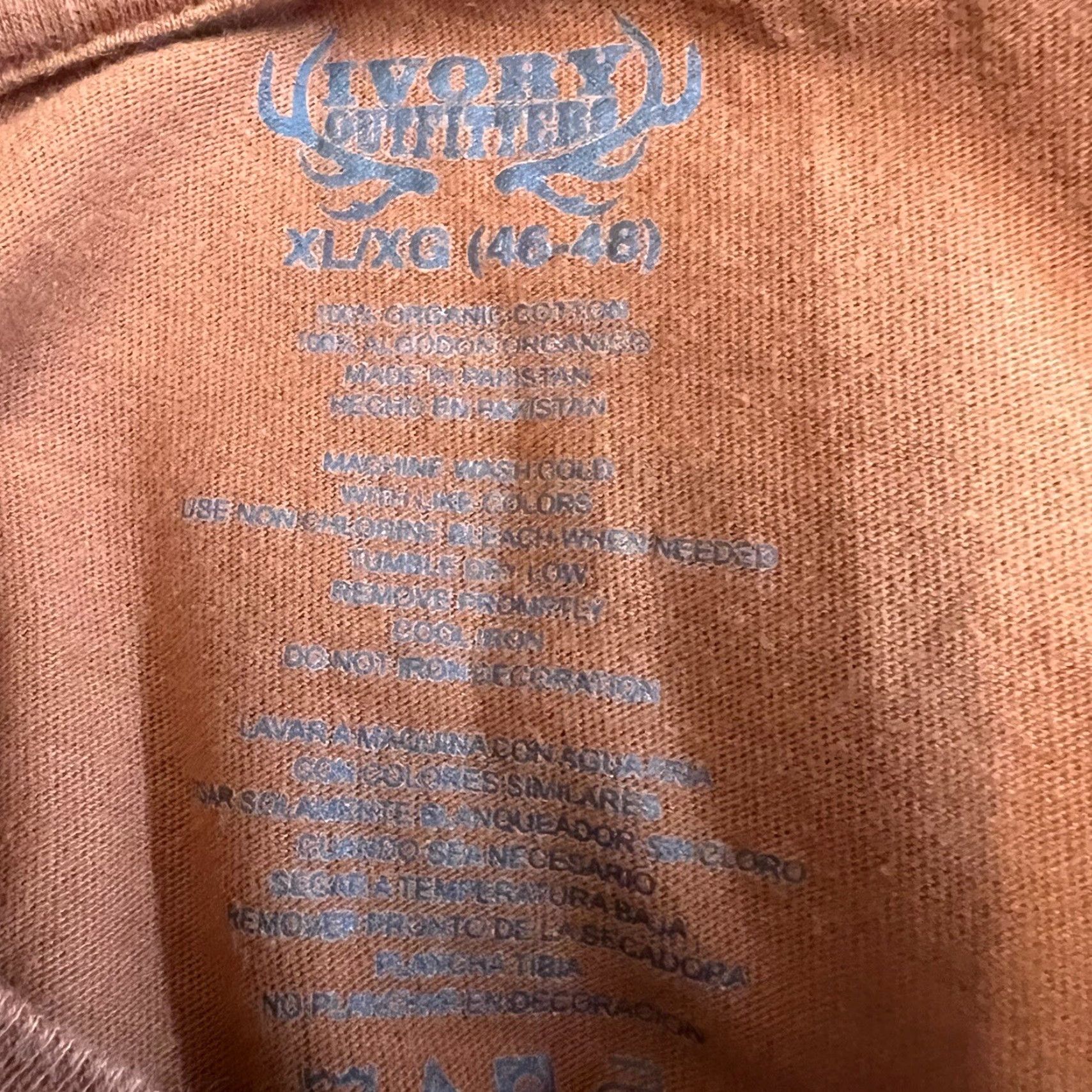 Hunter VINTAGE The Real Hunters Choice T Shirt Mens XL Brown Ivory Outfitters Shirt Regular Size Brown Graphic Print 2000s Beer Theme Mens Size US XL / EU 56 / 4 - 4 Thumbnail
