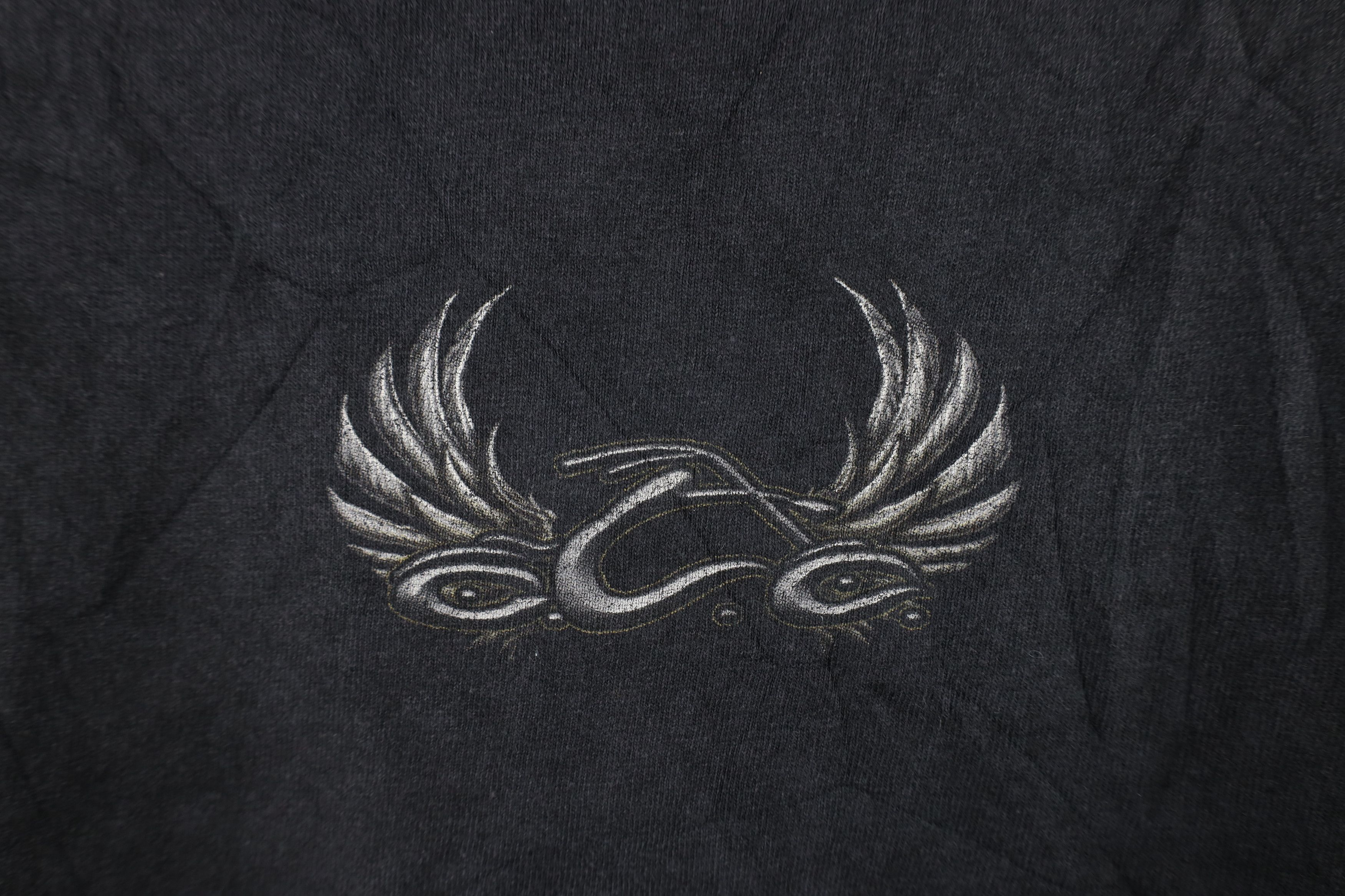 Vintage Vintage Y2K New York County Choppers Fire Flames T-Shirt Size US L / EU 52-54 / 3 - 6 Thumbnail