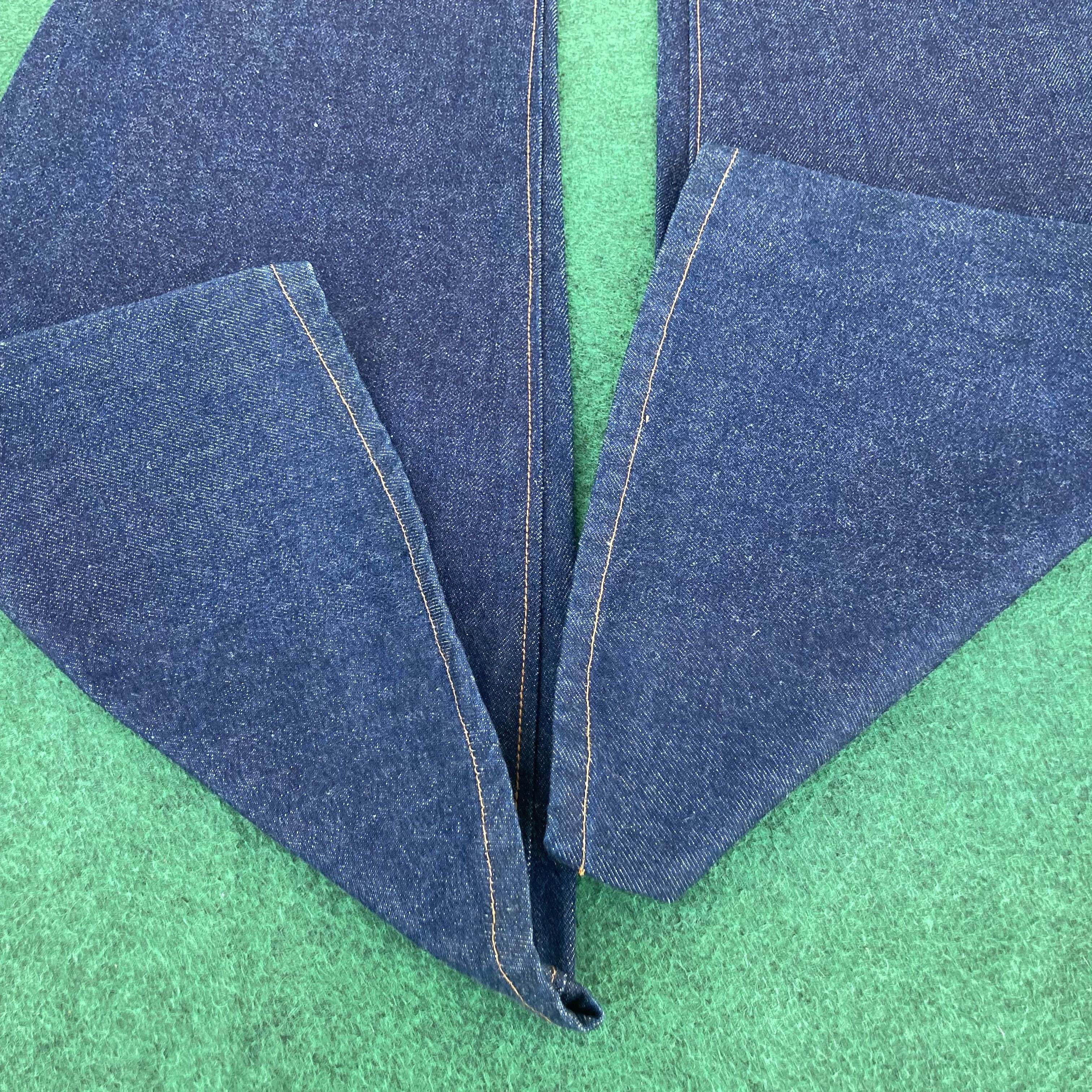 Vintage Vtg Bis Wan Blue Denim Super Flared 90s Sz 26 Bootcut Jeans Size US 26 / EU 42 - 7 Thumbnail