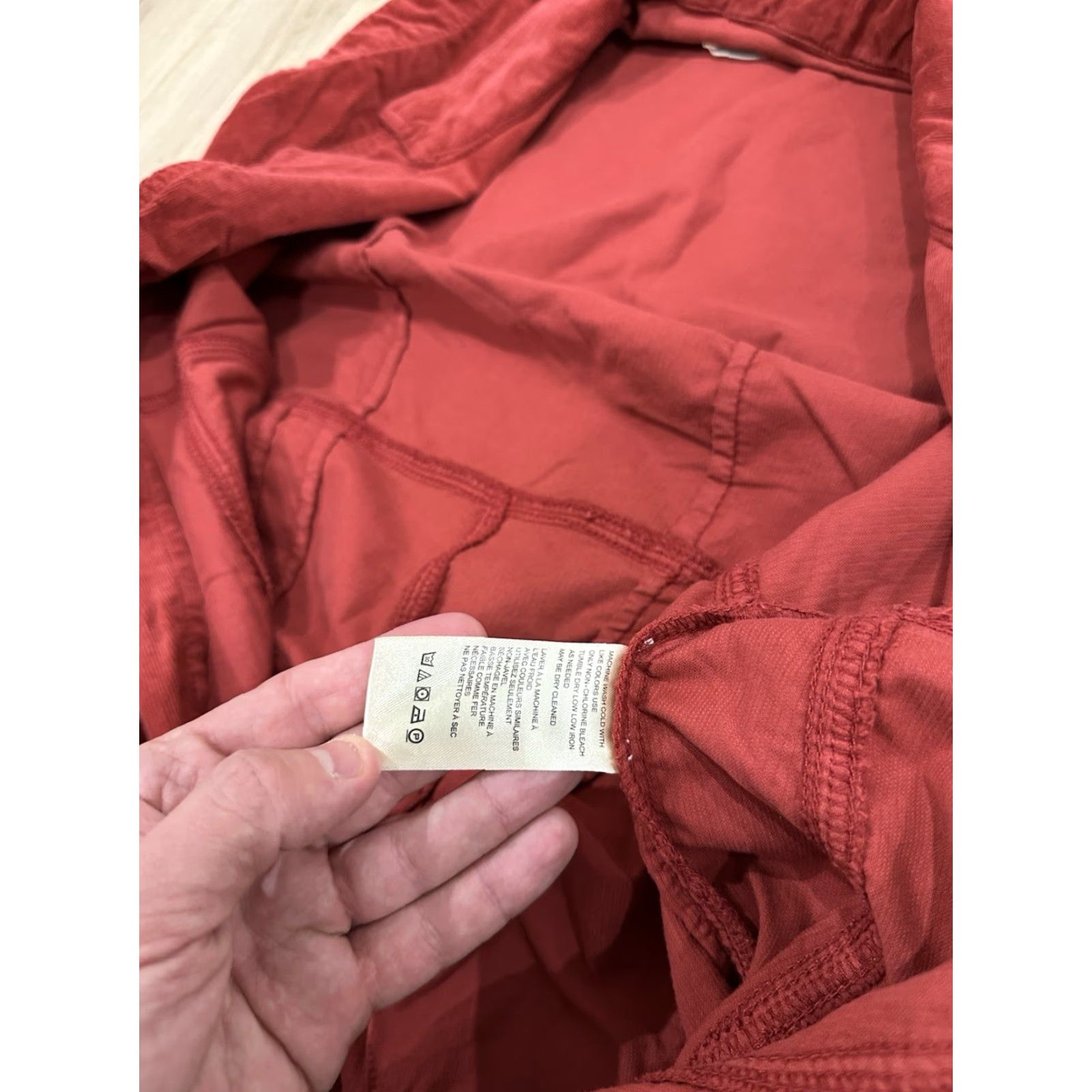 Vintage NWT We The Free Jumpsuit XL Red Corduroy Flared One-Piece Sleeveless Casual Women’s Bohemian Western Size 40" / US 18 - 7 Thumbnail