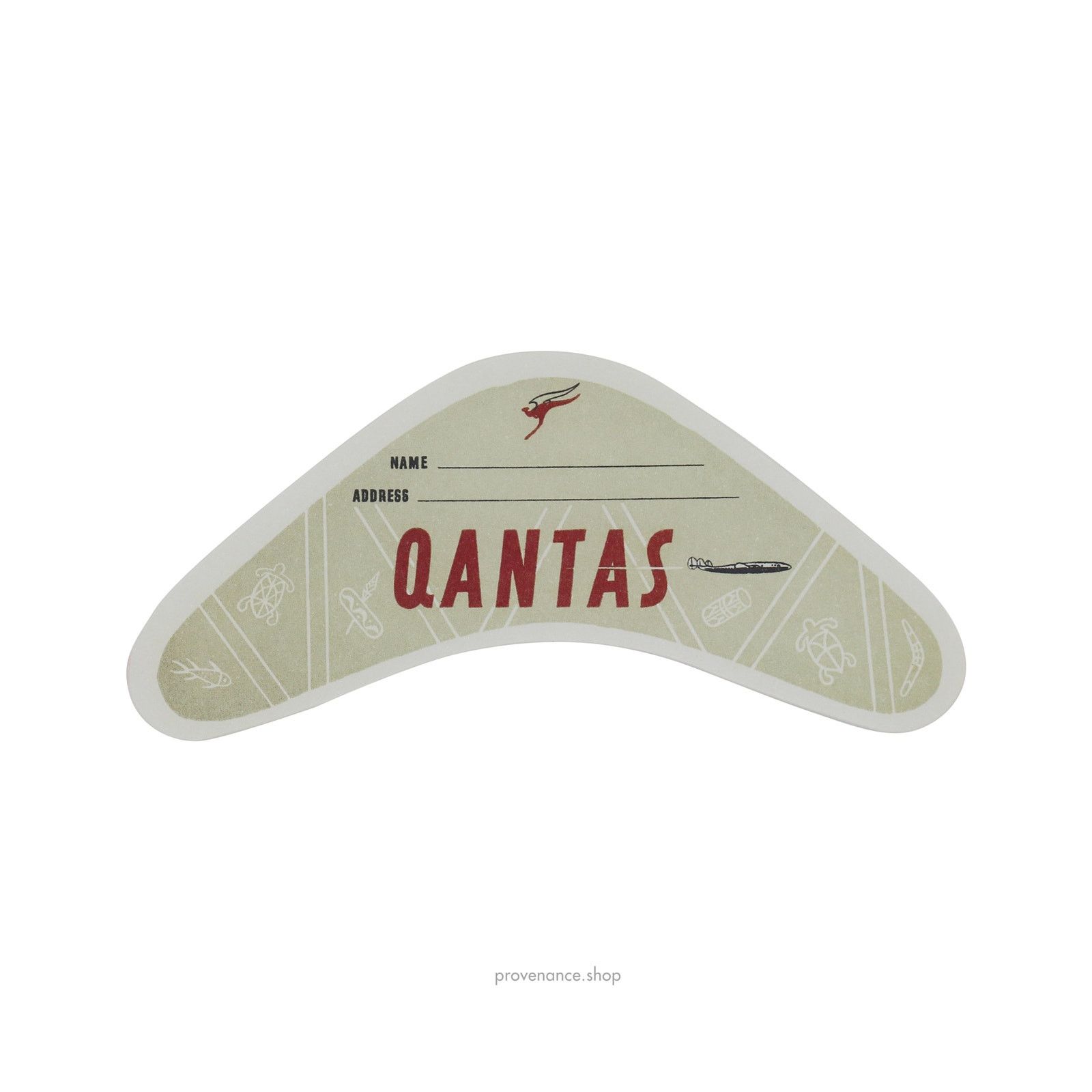 Louis Vuitton 🔴Airline Label Postcard Sticker- QANTAS Size ONE SIZE - 1 Thumbnail