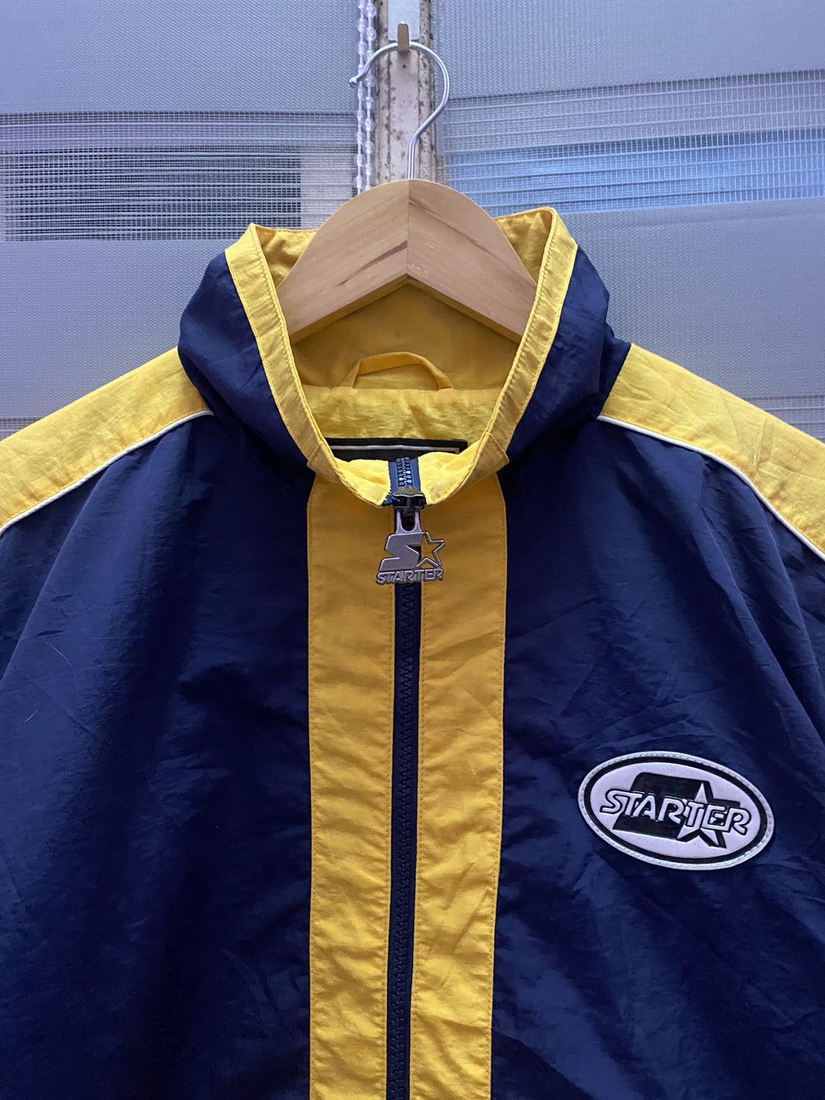 Starter × Vintage Vintage Starter Michigan Styled Light Jacket Size US L / EU 52-54 / 3 - 3 Thumbnail