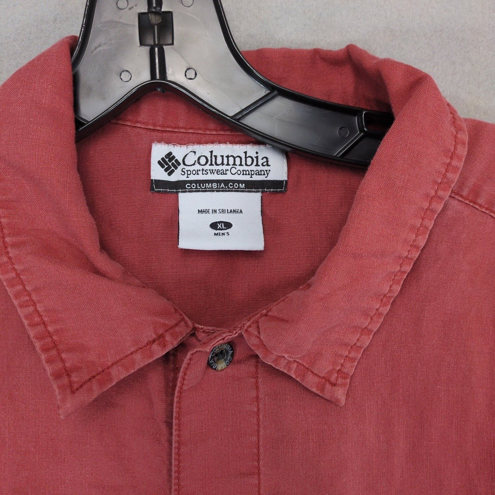Columbia Columbia Men's XL Red Button Up Short Sleeve Pocket Shirt Size US XL / EU 56 / 4 - 2 Thumbnail
