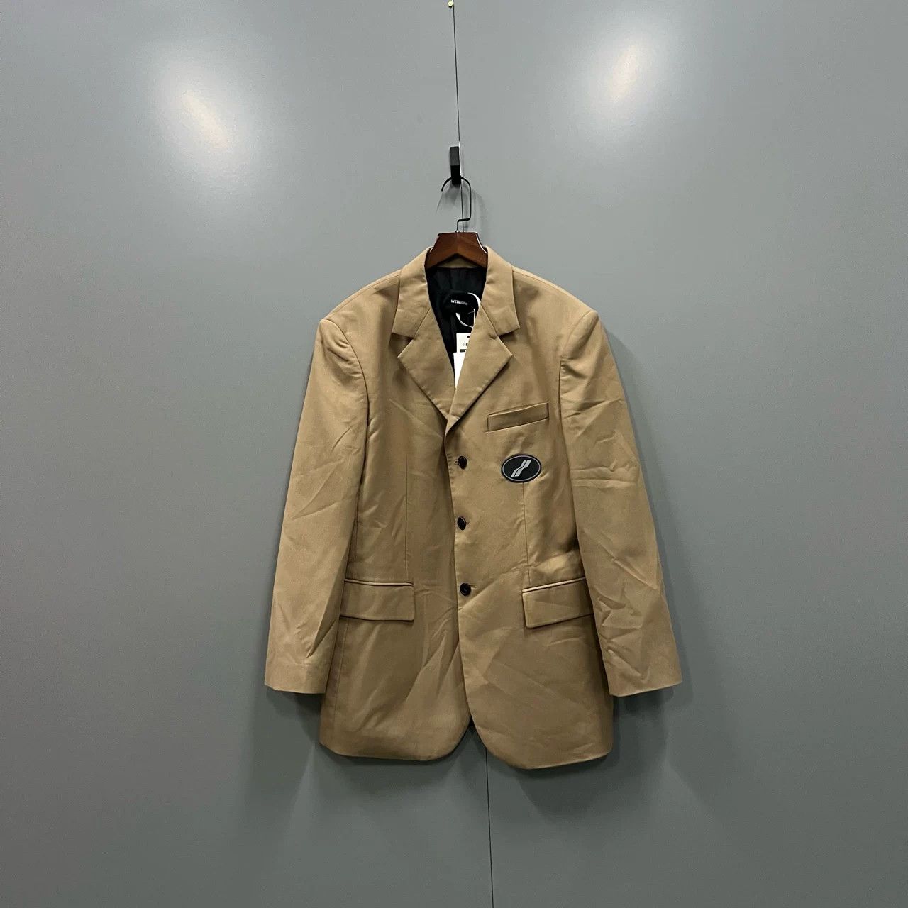 WE11DONE WE11DONE Khaki Logo Blazer Size US S / EU 44-46 / 1 - 1 Thumbnail