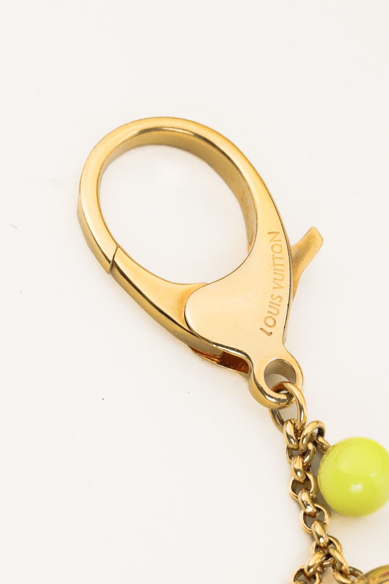 Louis Vuitton Louis Vuitton Grelot Gold-Tone Spherical-Charm Key Chain Size ONE SIZE - 2 Thumbnail