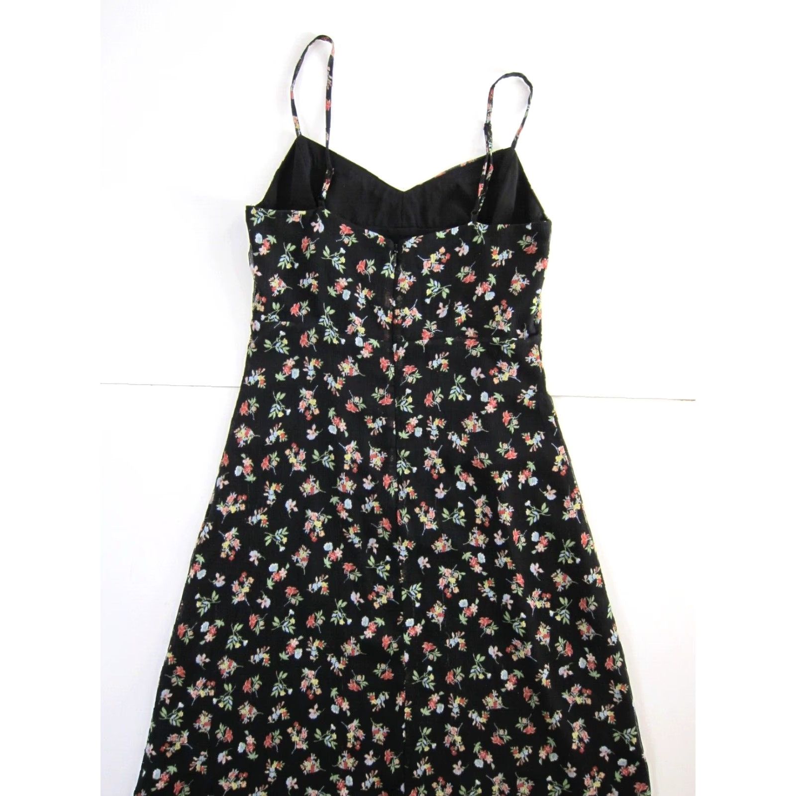 Bailey 44 Bailey 44 Black Floral Maxi Dress 4 Sleeveless Spaghetti Strap Long Sun Dress Women Vintage? Size S / US 4 / IT 40 - 6 Thumbnail