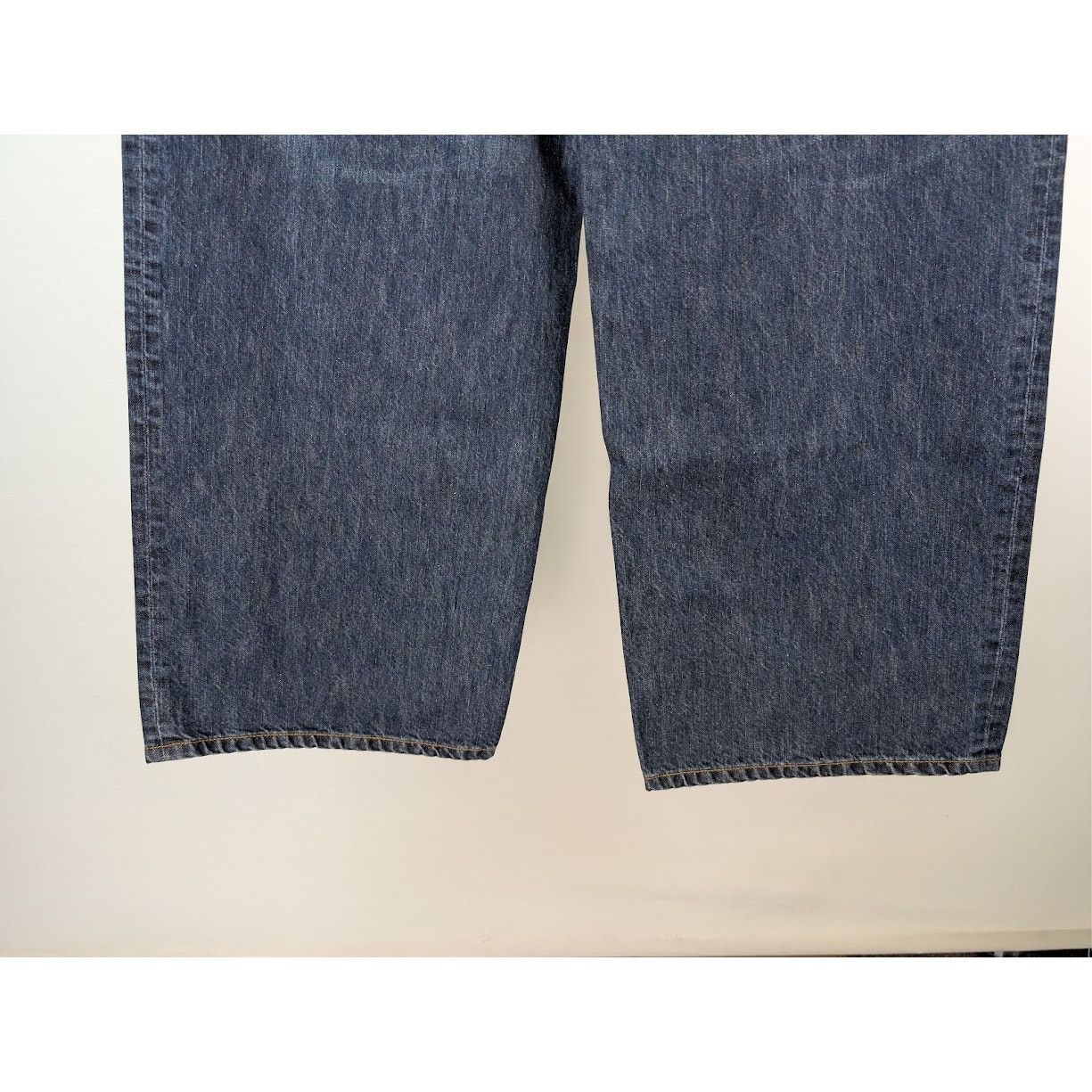 Balenciaga o1rshd1 Silk Denim Baggy Pants in Dark Indigo Size US 32 / EU 48 - 12 Thumbnail