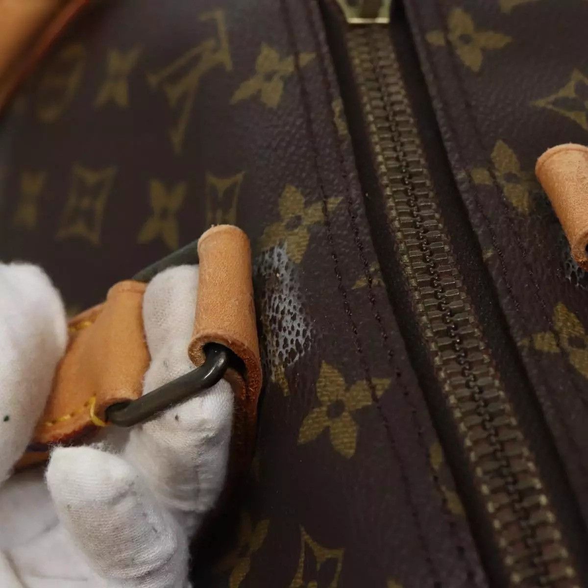 Louis Vuitton LOUIS VUITTON Monogram Keepall 60 Boston Bag Size ONE SIZE - 10 Thumbnail