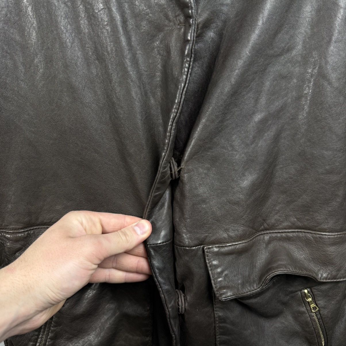 Marni Vintage Marni Leather Avant Garde Winter Edition 2009 Jacket Size S / US 4 / IT 40 - 4 Thumbnail