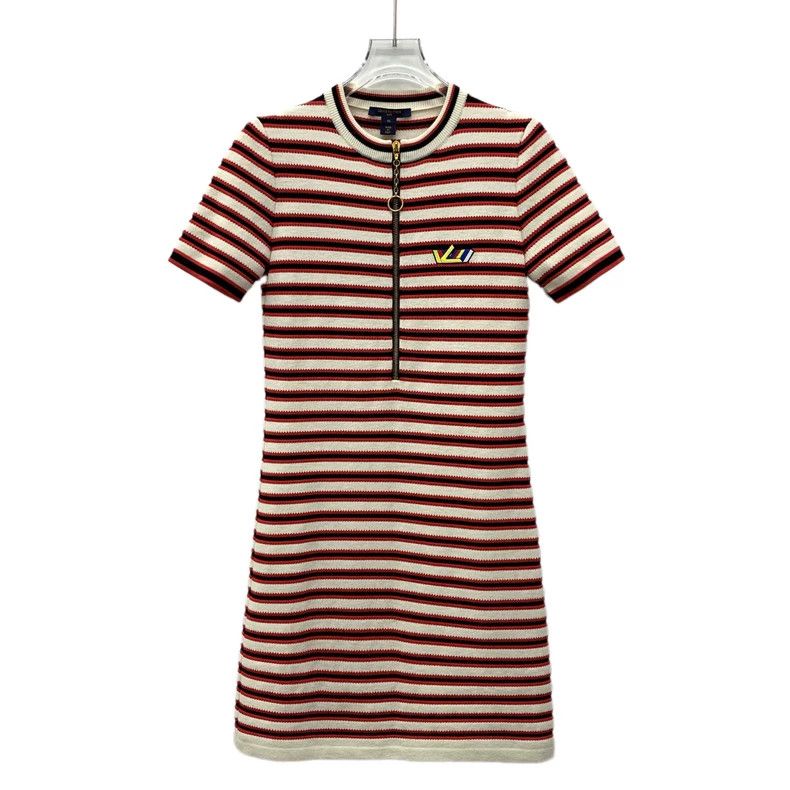 Louis Vuitton Louis Vuitton Color-block striped sheepwool semi-zipped cr Size M / US 6-8 / IT 42-44 - 1 Thumbnail