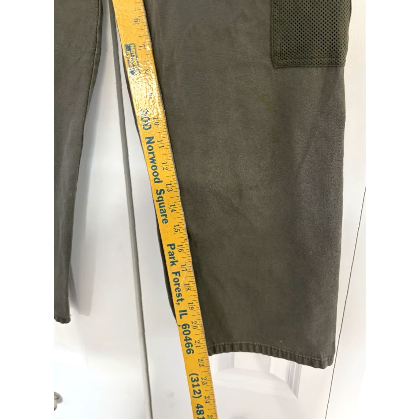 Vintage VINTAGE IZOD Women’s Size 10 Green Pants Side Pockets 1990s Cotton Regular Womens Size 32" / US 10 / IT 46 - 3 Thumbnail