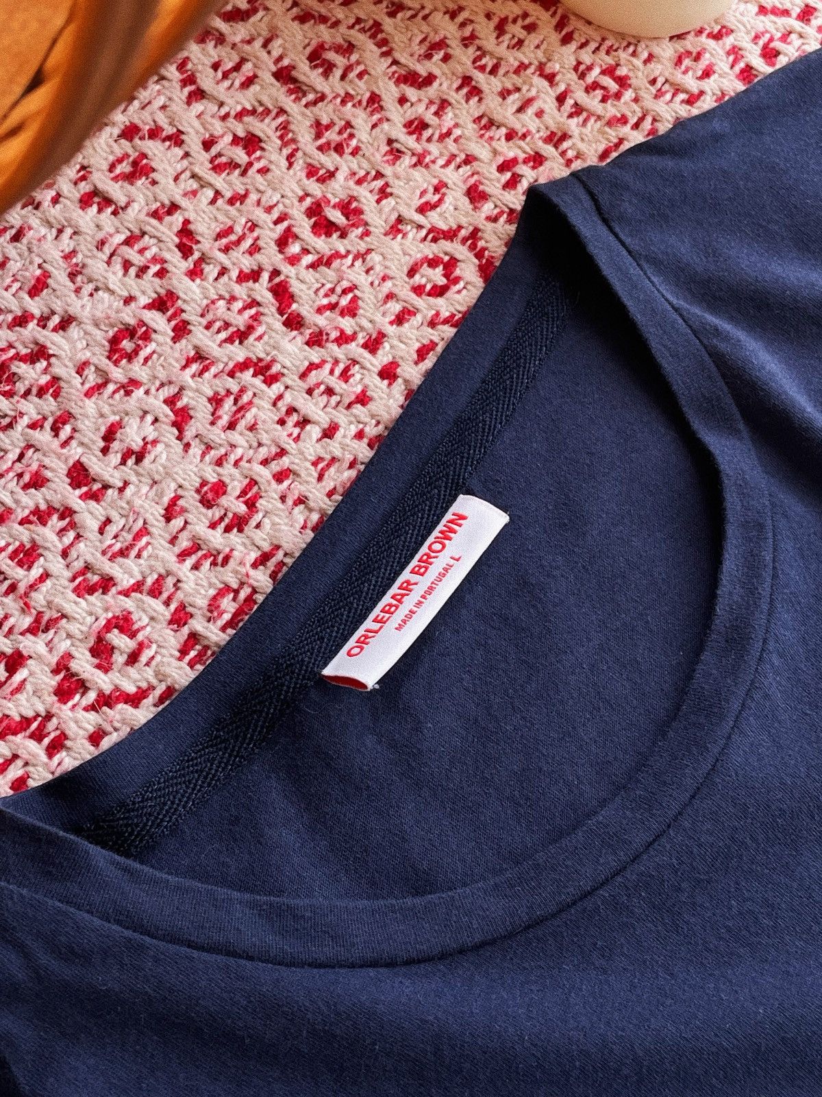 Orlebar Brown Orlebar Brown “Out Of Office” Navy T-Shirt Size US L / EU 52-54 / 3 - 5 Thumbnail