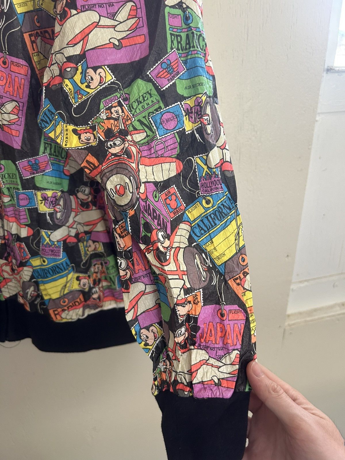 Mickey Mouse 90s Disney Mickey Mouse Air Mickey Flight Travel Windbreaker Size US M / EU 48-50 / 2 - 7 Thumbnail