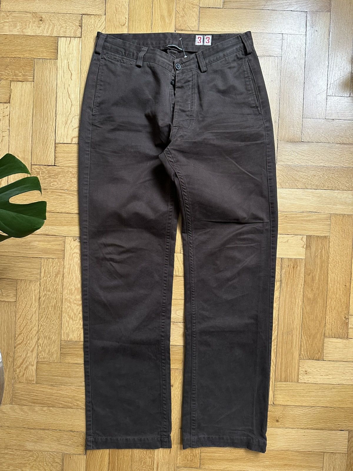Stone Island Stone Island Denim Vintage Rare 00s Army Massimo Osti Pants Size US 33 - 1 Thumbnail