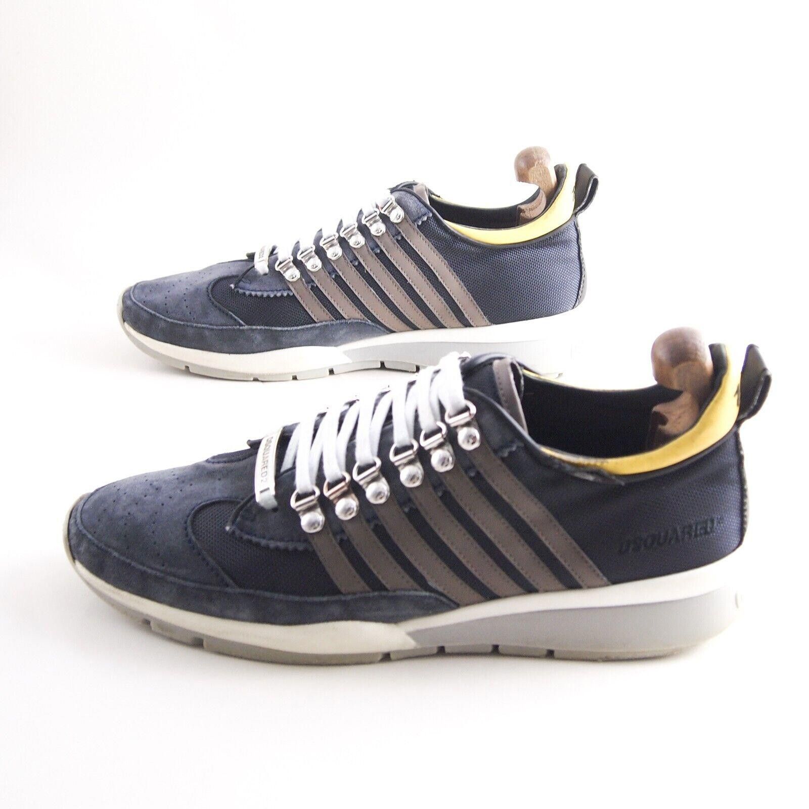 Dsquared2 Dsquared2 Low Top Sneakers Blue Suede Canvas US 11 EU 44 Size US 11 / EU 44 - 3 Thumbnail