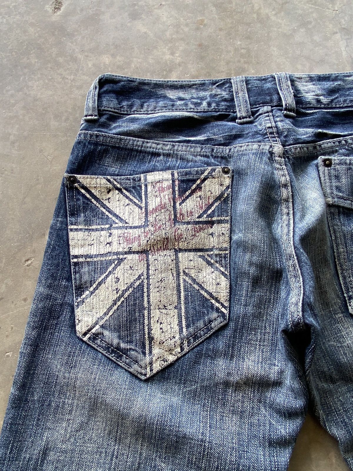 Japanese Brand × Vintage Japanese Claws Distressed Double Focus Grunge Jeans pp3 Size US 31 - 11 Thumbnail