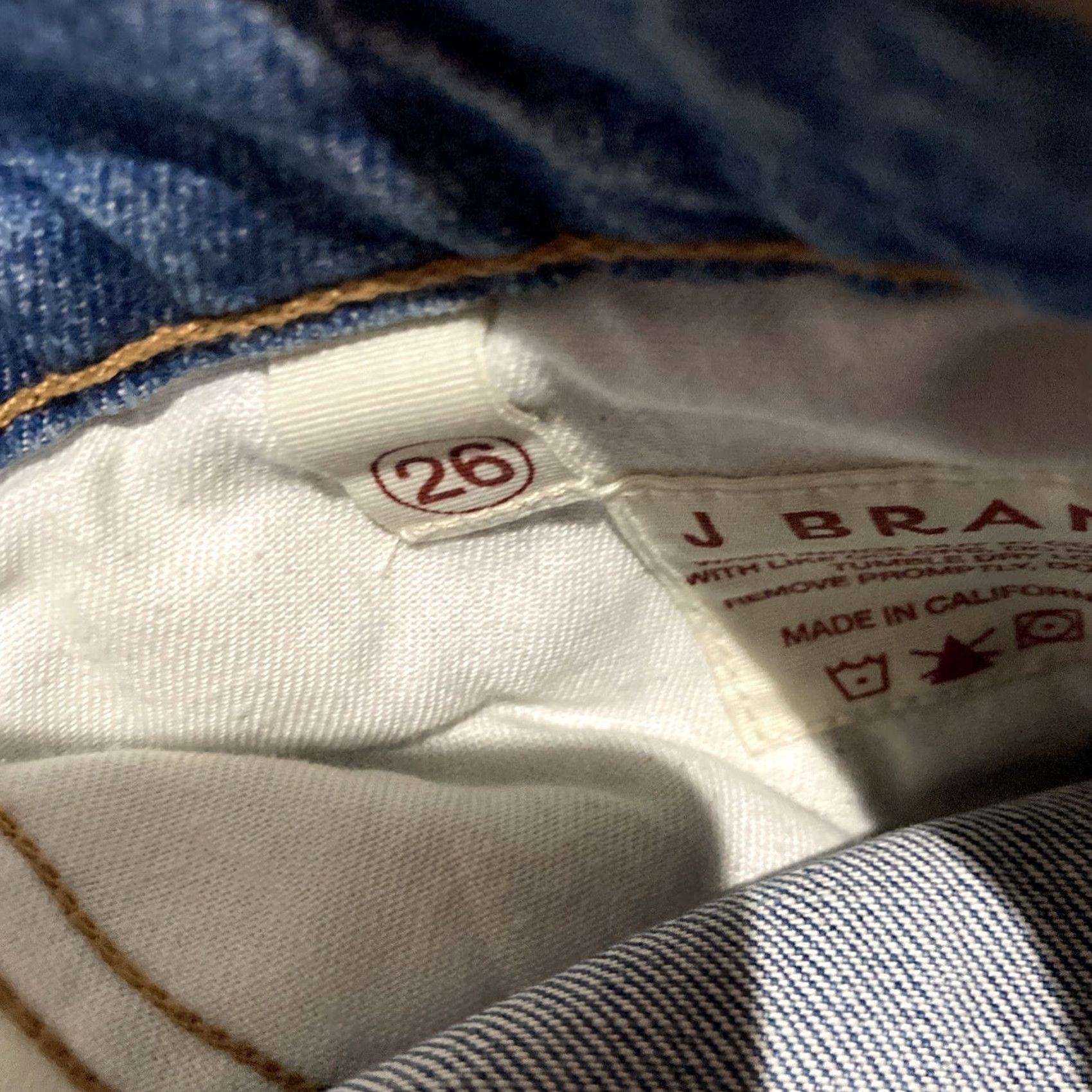 J Brand J Brand Jeans Aidan Gemini Womens 26 Jeans Blue 100% Cotton Zipper Button Relaxed Straight Regular Womens USA Vintage/Vintage? Size 26" / US 2 / IT 38 - 8 Thumbnail