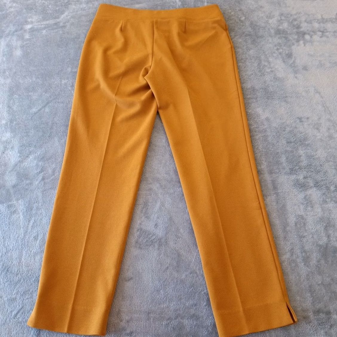 Vintage NYCC Ankle Pants Womens Gold Pull On Stretch Mid Rise 32x28.5 Size 6 Size 28" / US 6 / IT 42 - 2 Thumbnail