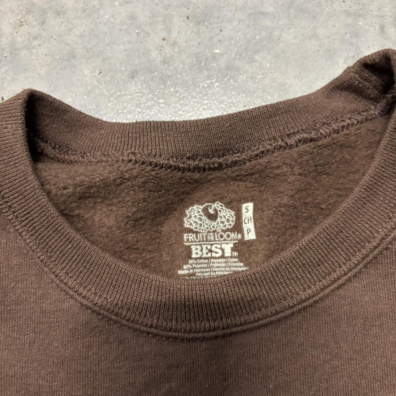 Japanese Brand × Vintage Crazy Vintage Y2K/2000s Brown Earth Tone Essential Blank Crewneck! Size US S / EU 44-46 / 1 - 6 Thumbnail