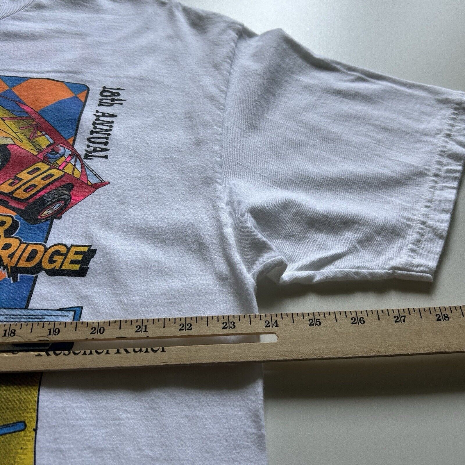 Hanes Vintage 90s Dirt Track World Champs Car Racing T Shirt XL Size US XL / EU 56 / 4 - 5 Thumbnail