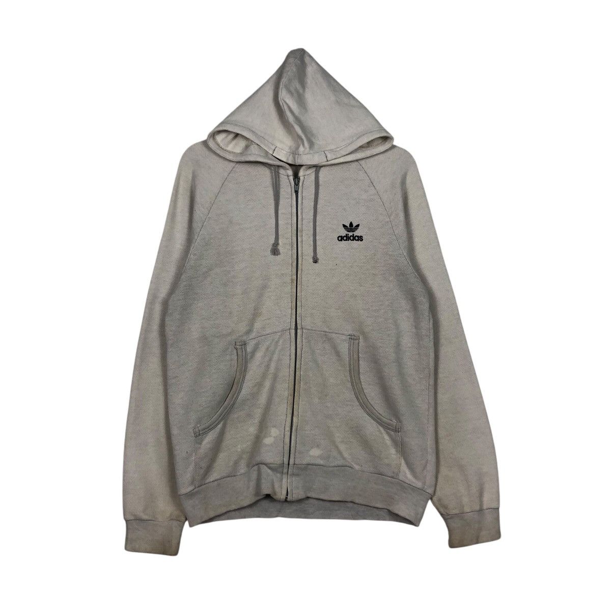 Adidas 📌Vintage Adidas Zipper Hoodie Jacket Size US L / EU 52-54 / 3 - 2 Thumbnail
