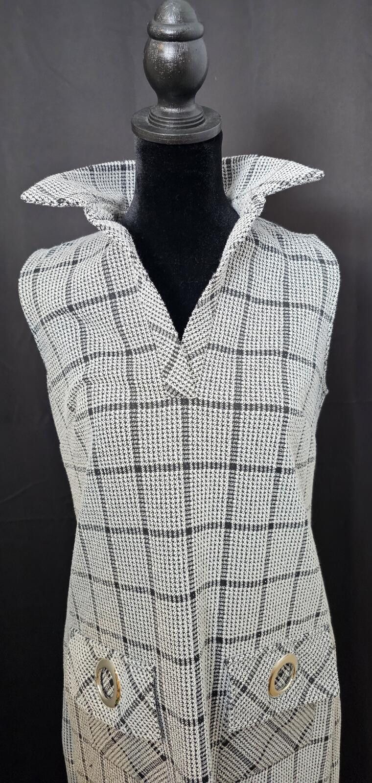 Other Joseph Ribkoff Dress Black & Gray Womens Size 6 Size M / US 6-8 / IT 42-44 - 3 Thumbnail