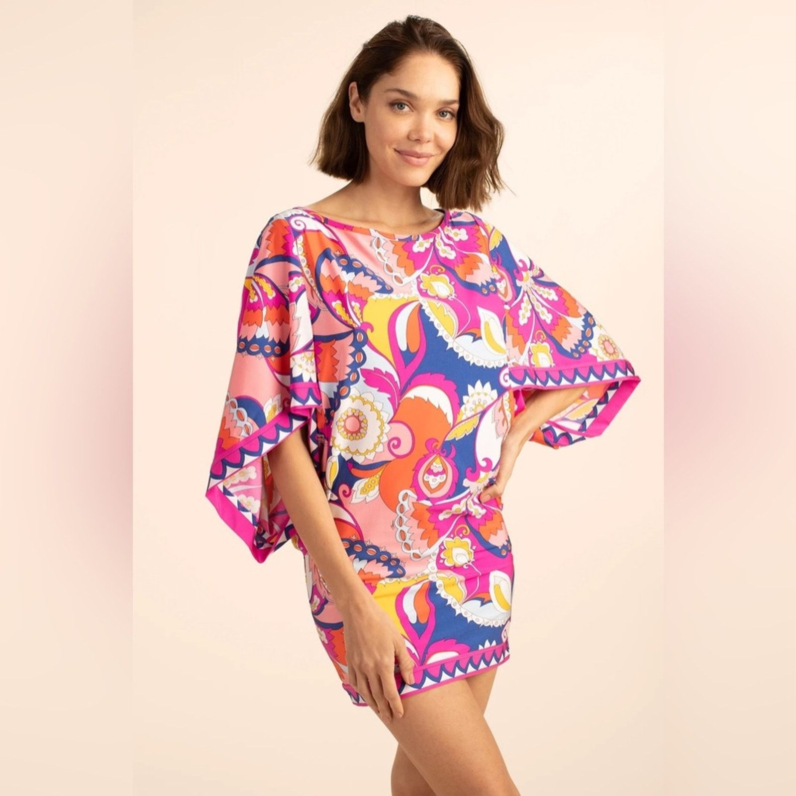 Trina Turk 🎉LAST CHANCE🎉‎ TRINA TURK Sevilla Tunic Cover-Up Size XL / US 12-14 / IT 48-50 - 2 Thumbnail