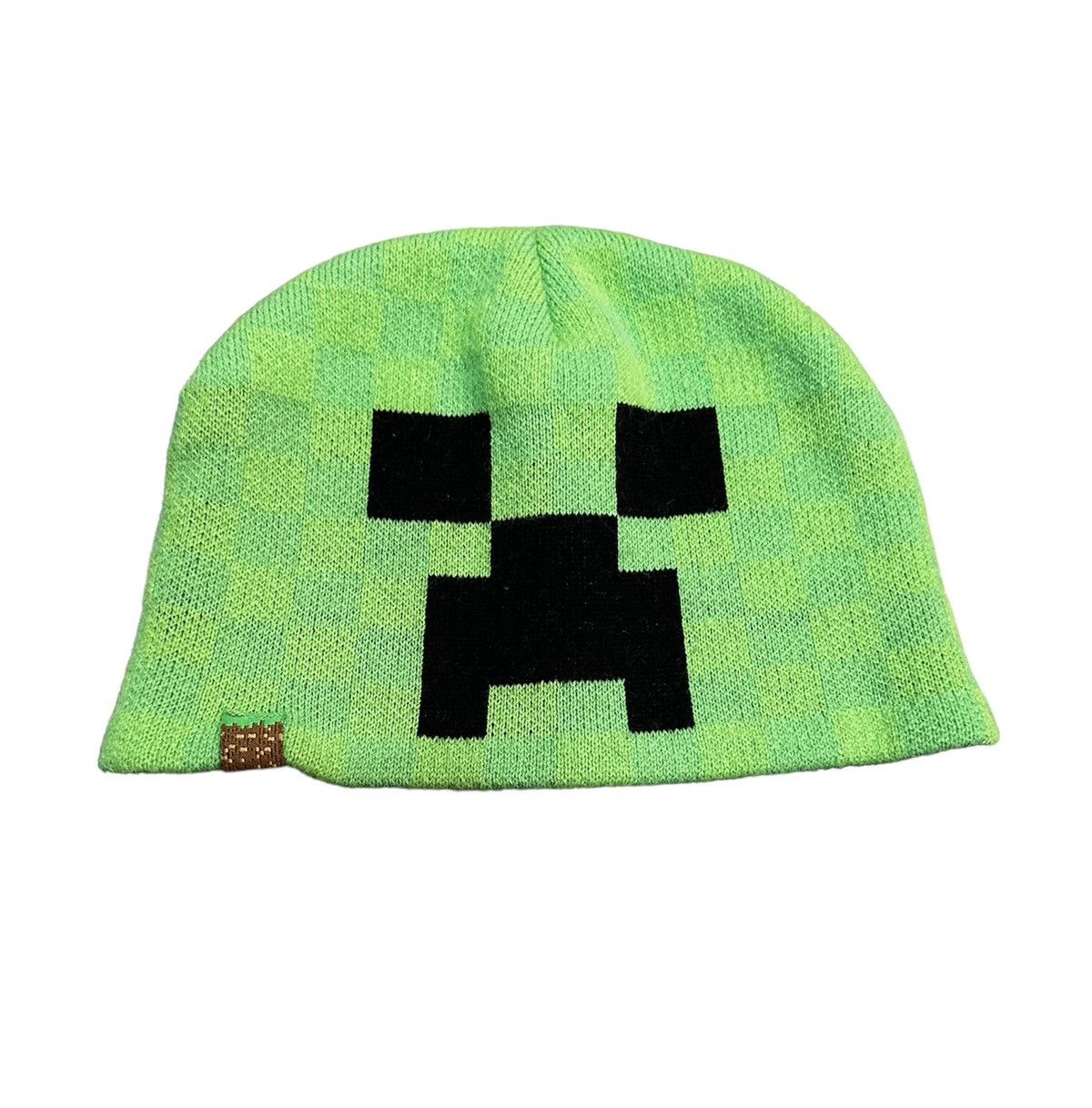 Vintage Y2K Minecraft Creeper Beanie | Grailed