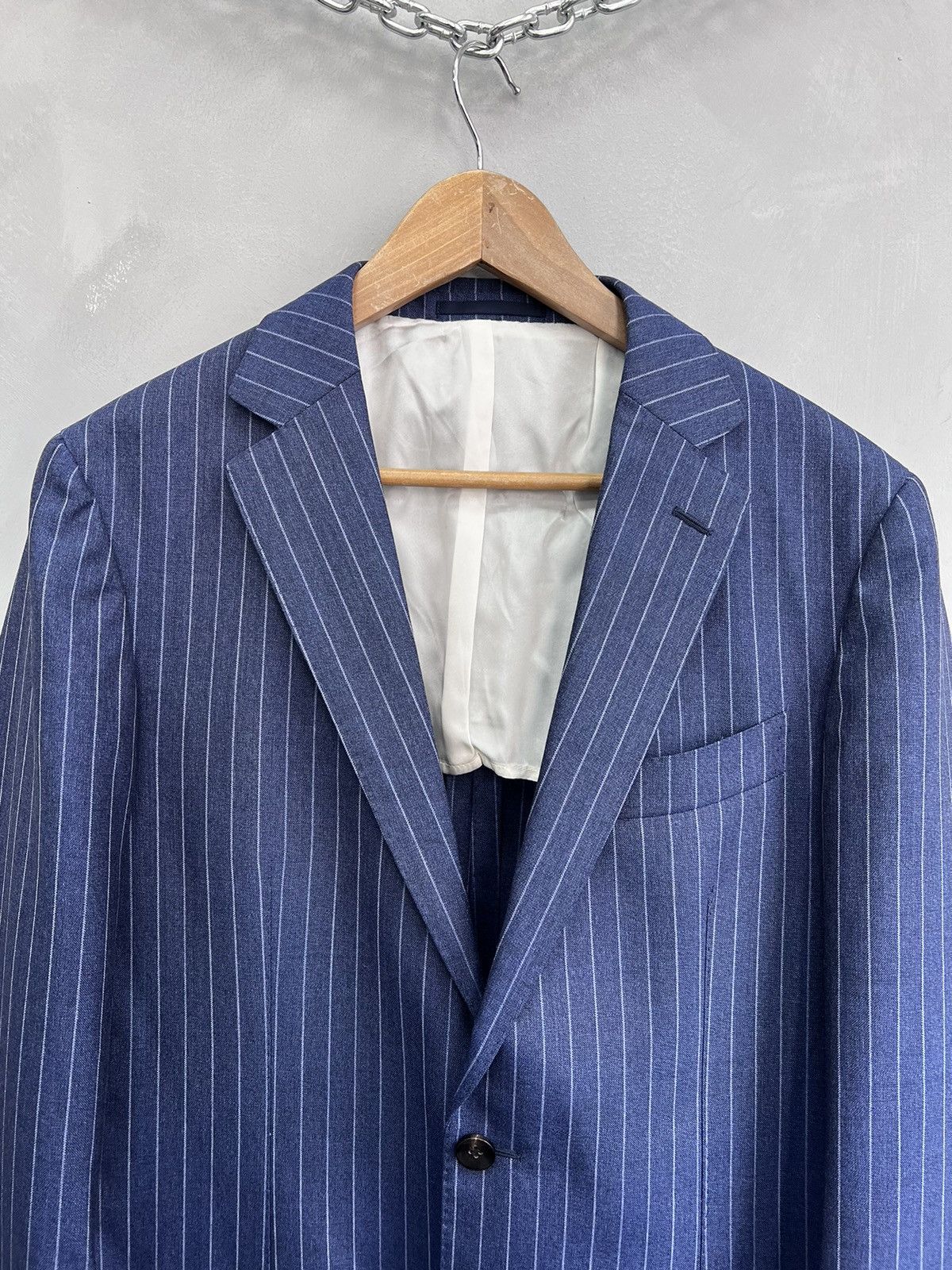 Designer × Suitsupply SUITSUPPLY Blazer/pants suit HAVAna Navy blue Wool EU50 Size 50R - 6 Thumbnail